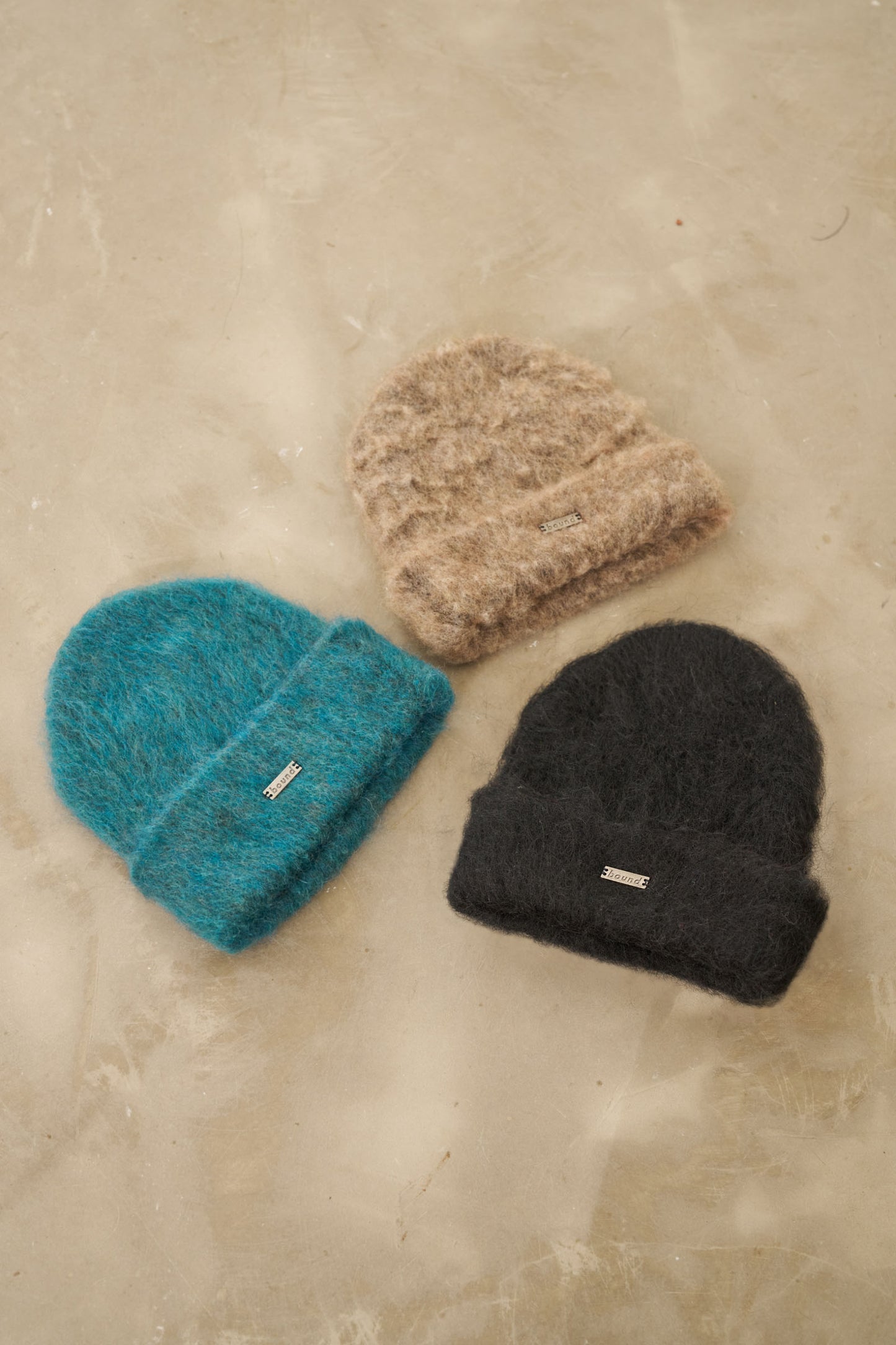 MOHAIR BEANIE - BROWN