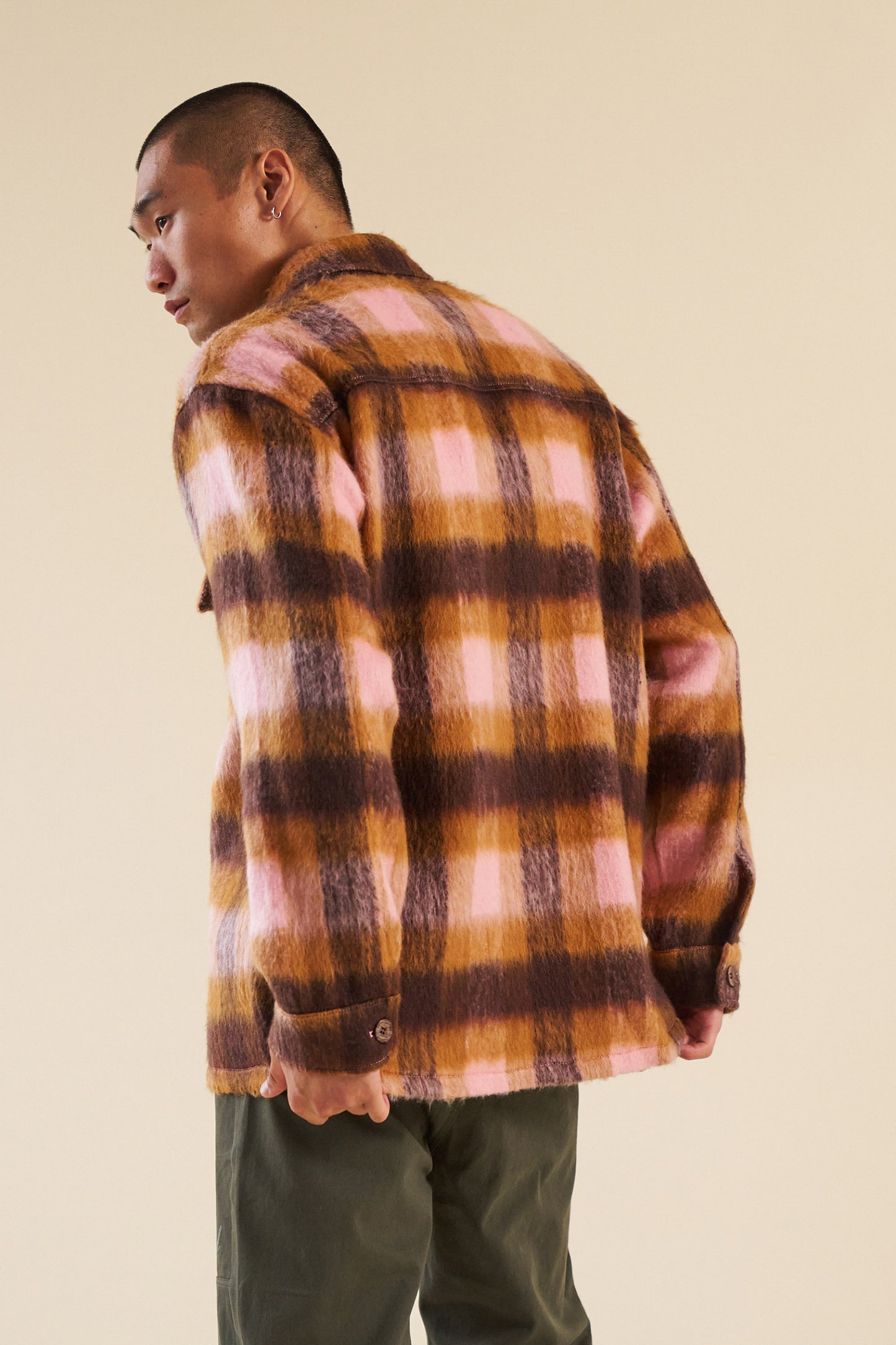 MAPLE BRUSHED CHECK FLANNEL SHIRT