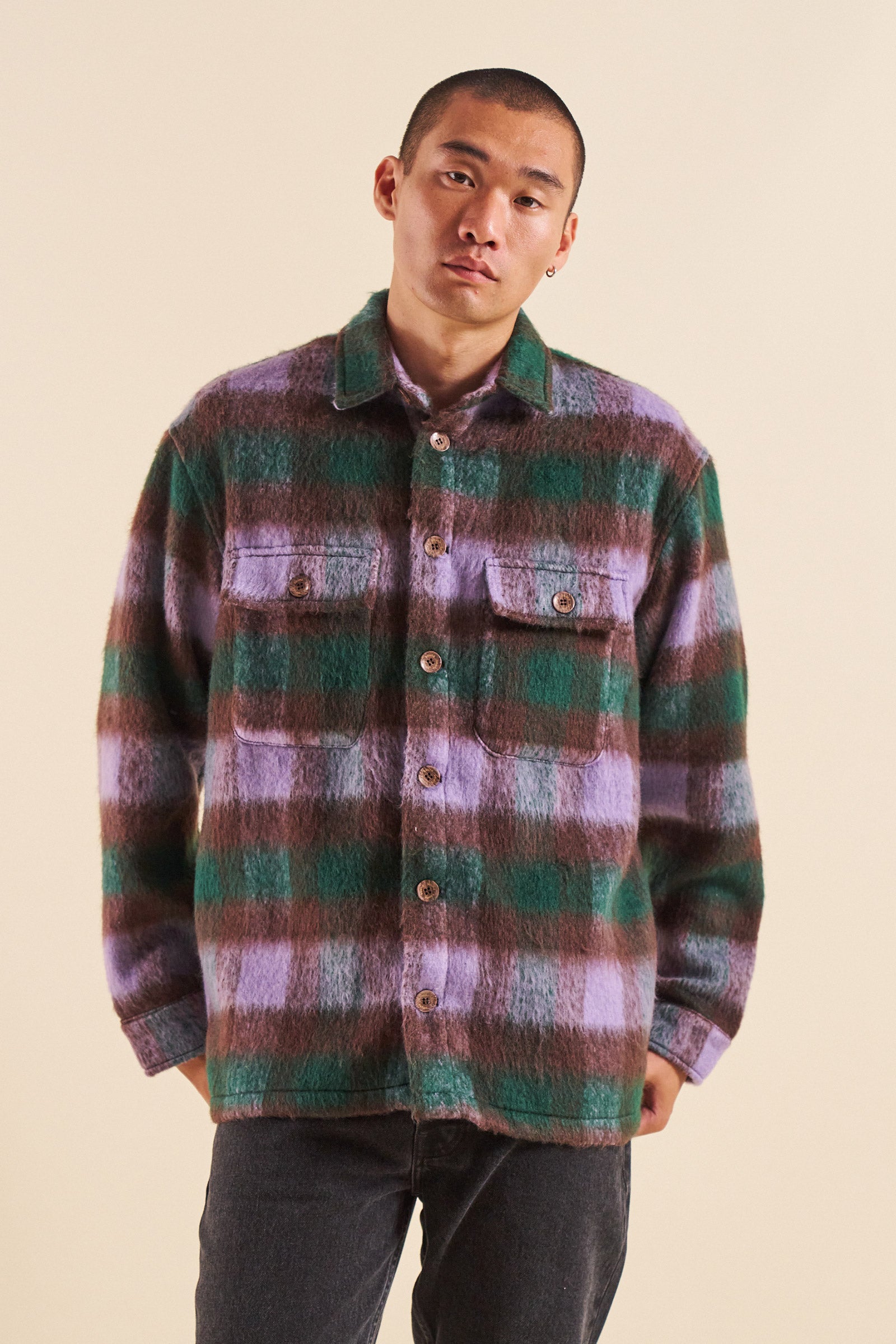 CYPRESS BRUSHED CHECK FLANNEL SHIRT – bound - Main Image