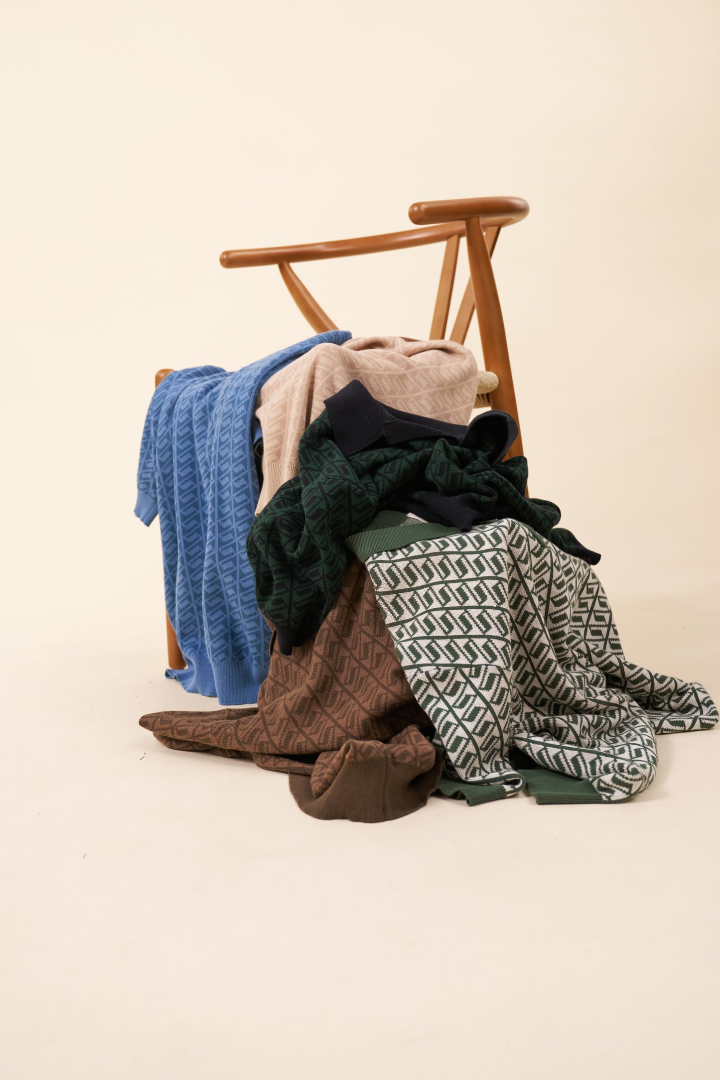 HARRIS KNIT POLO - NAVY/FOREST