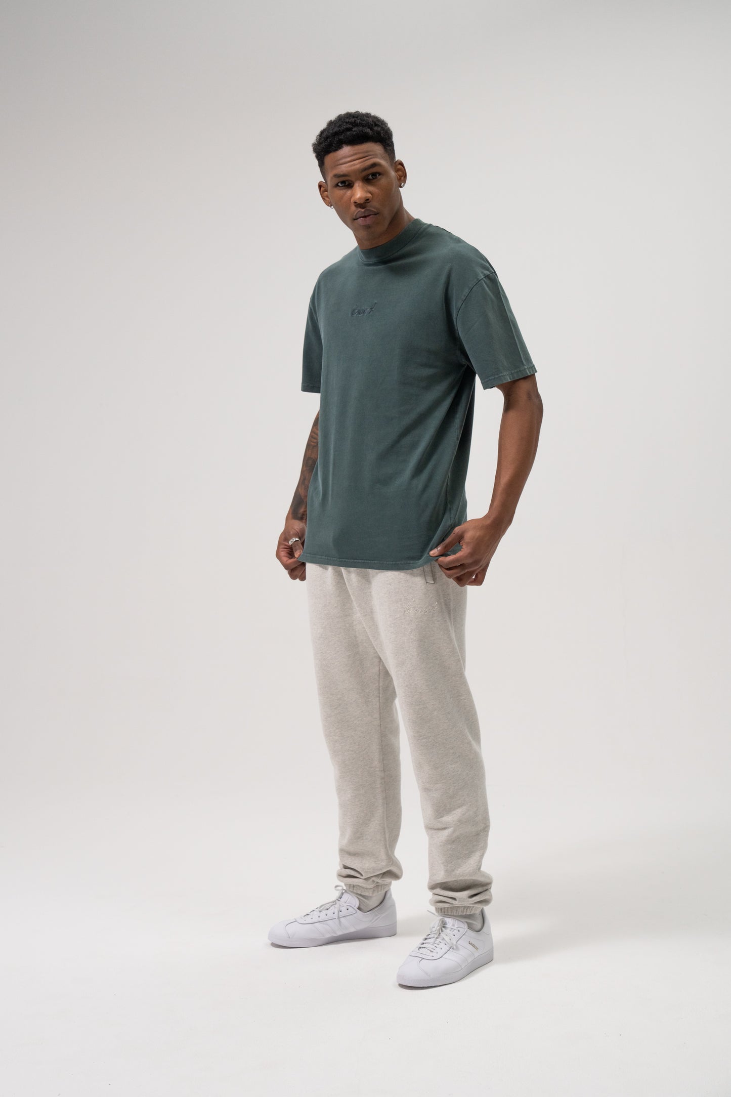 SUSTAIN WASHED GREEN TEE