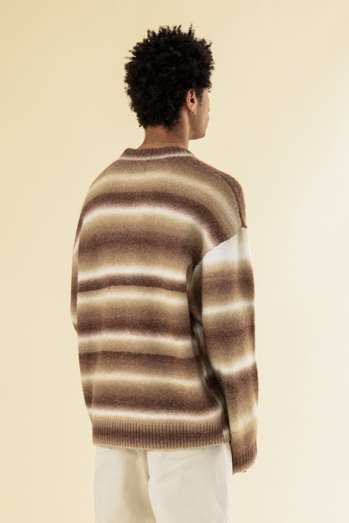 TOFFEE OMBRE KNIT SWEATER