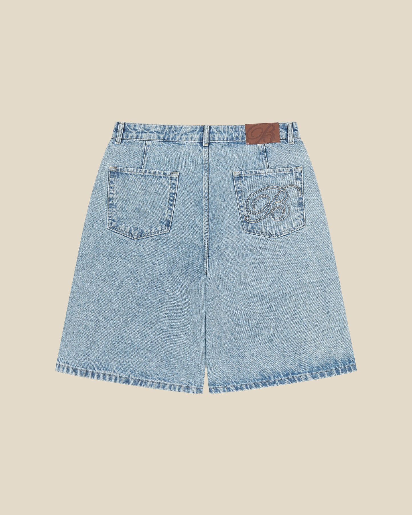 SIGNATURE DENIM JORTS - LIGHT BLUE