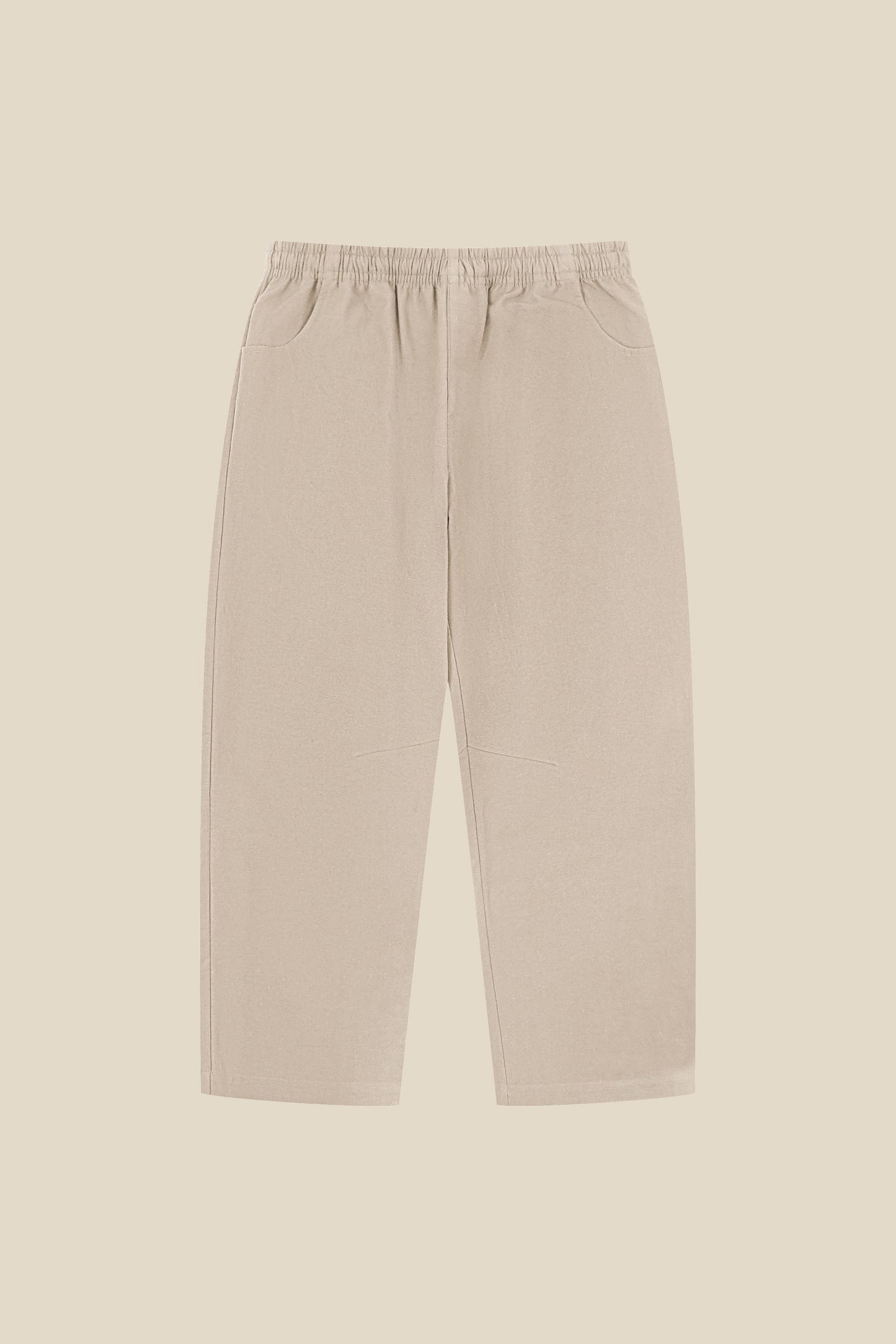 PORTO LINEN TROUSERS - SAND