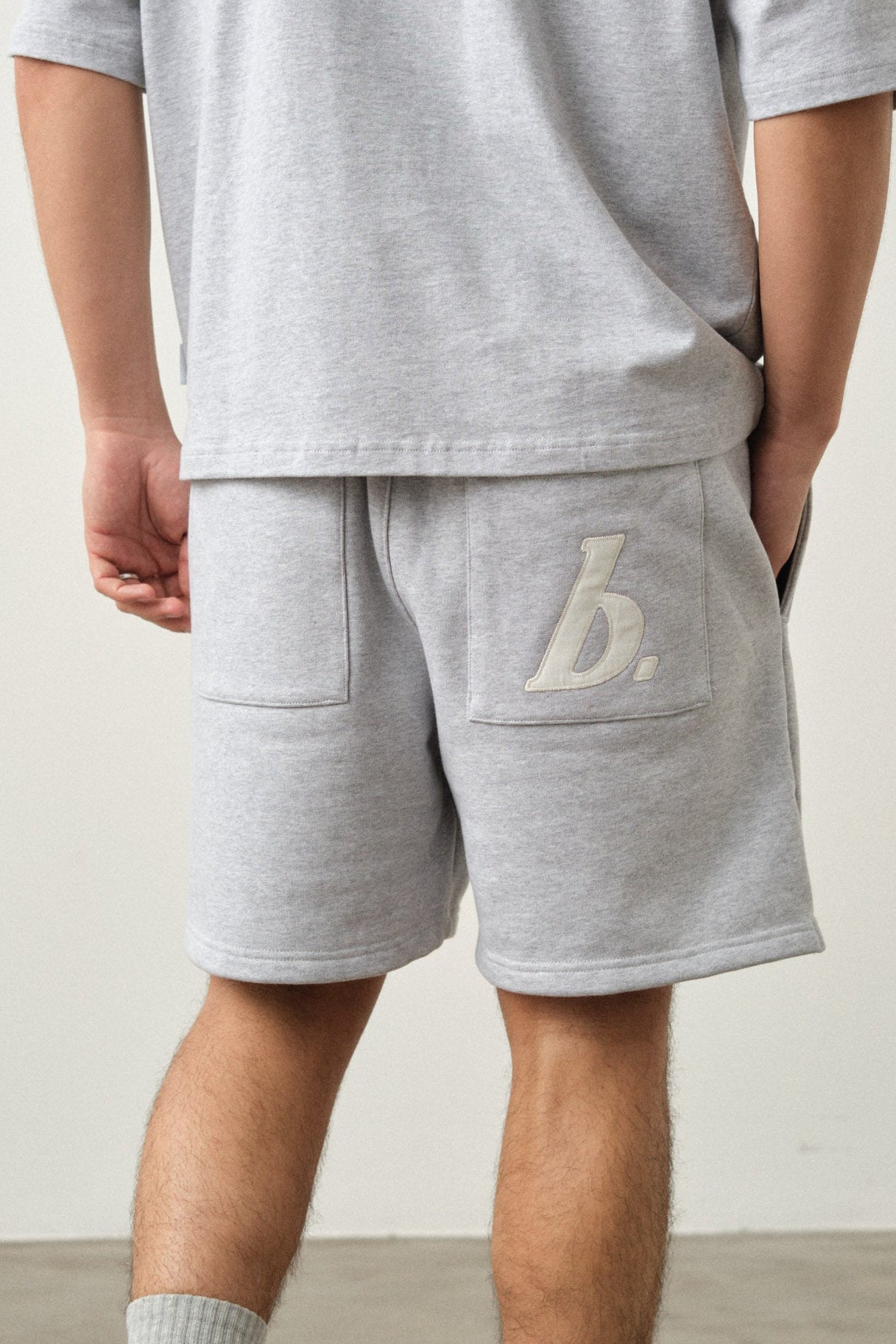 STAMP SHORTS - GREY MARL