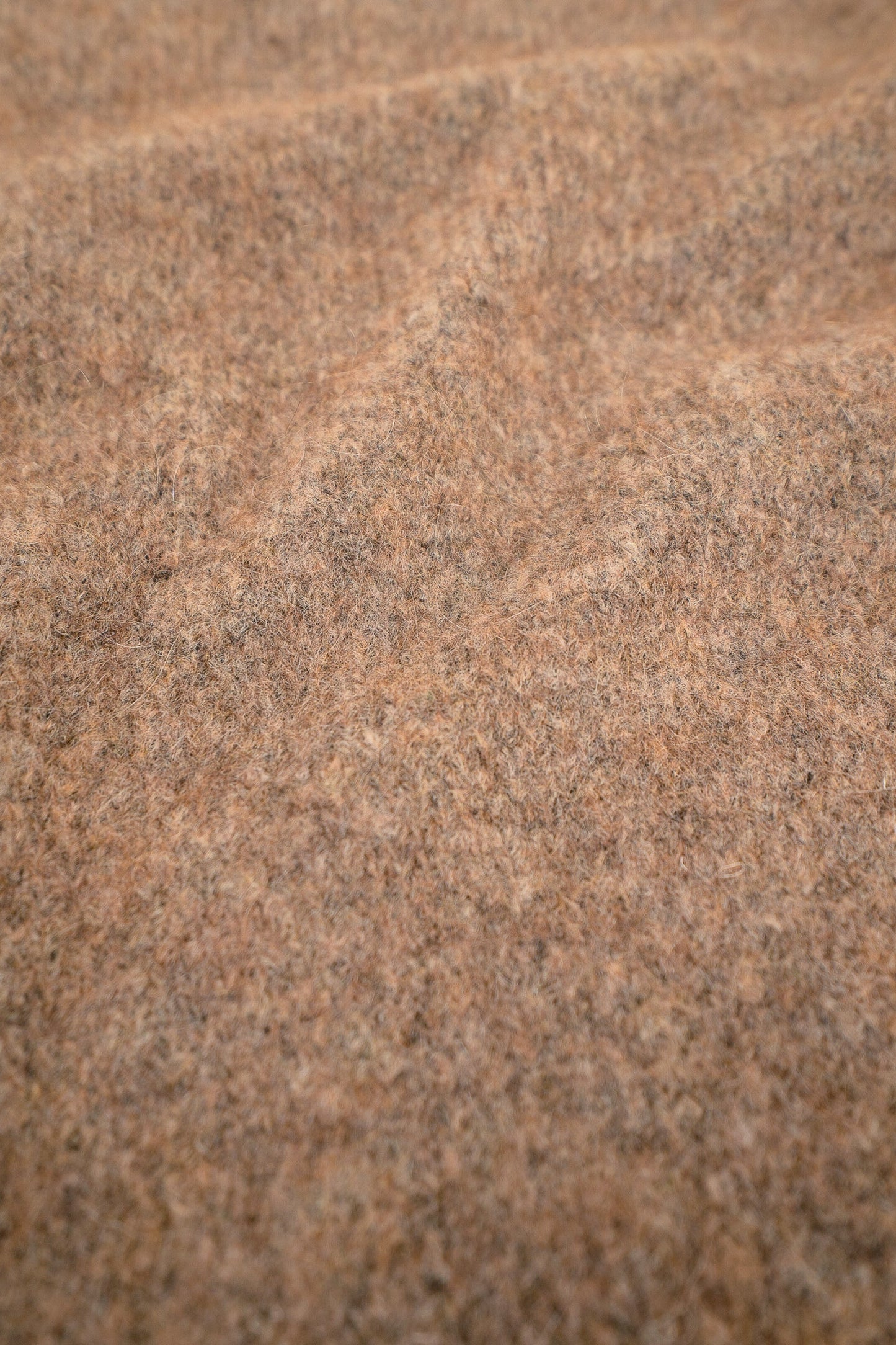 HUDSON MOHAIR CARDIGAN VEST - TAUPE BROWN