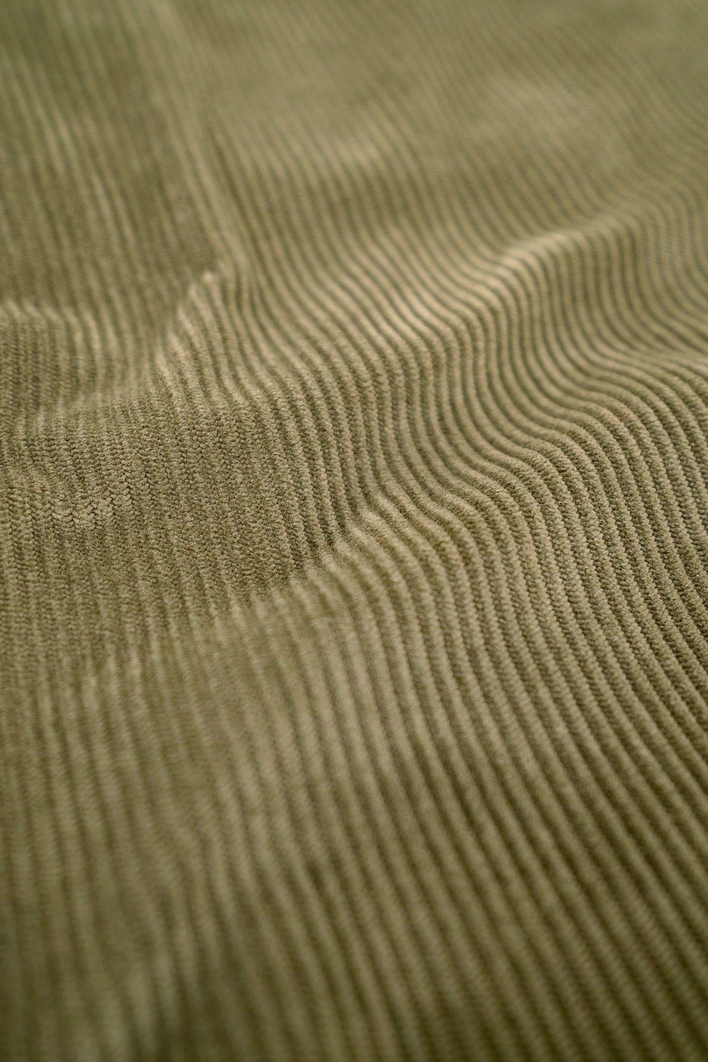 ARMY GREEN CORDUROY TROUSERS
