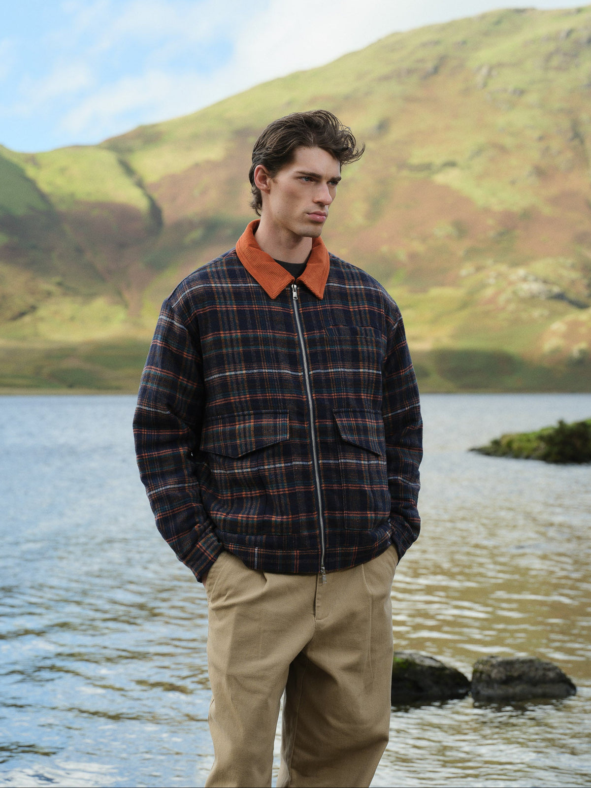 FRASER CHECK WOOL WORKERS JACKET