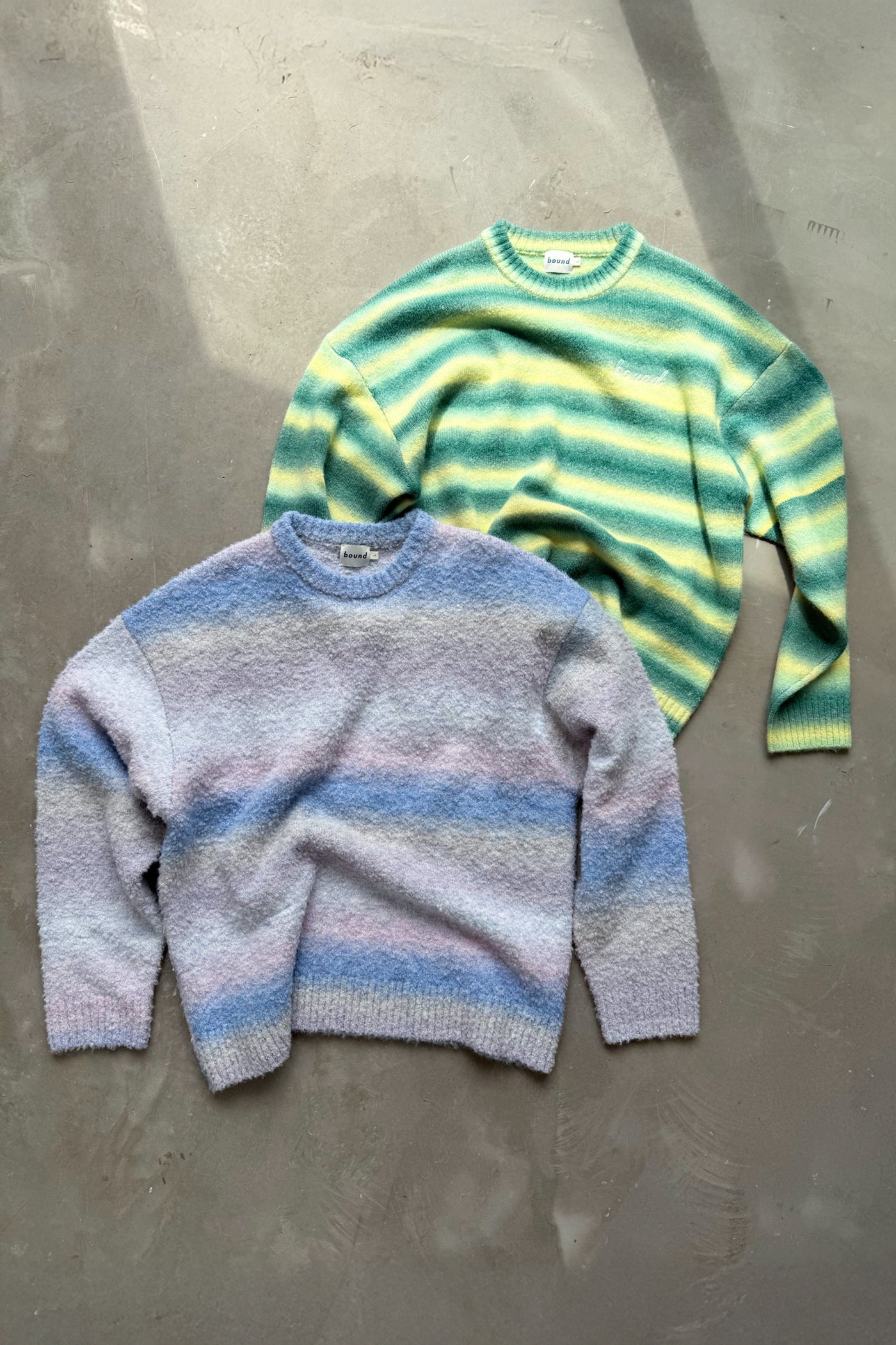 BOTHA CANDY GRADIENT BOUCLE KNIT