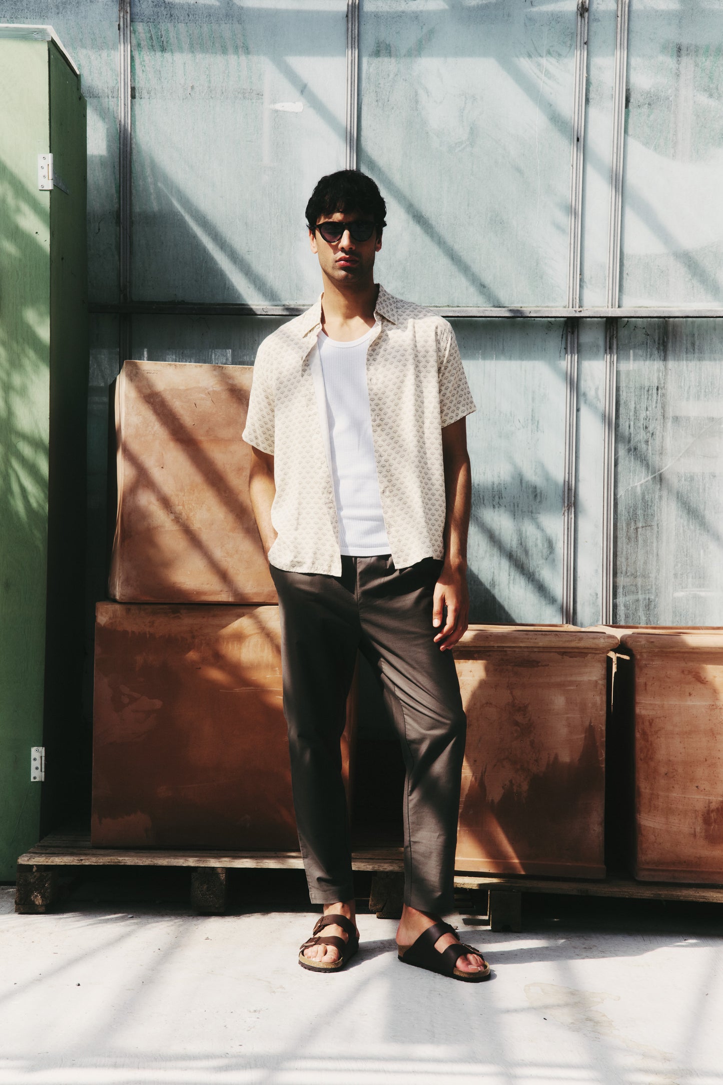 HENNA RAYON SHIRT - CREAM