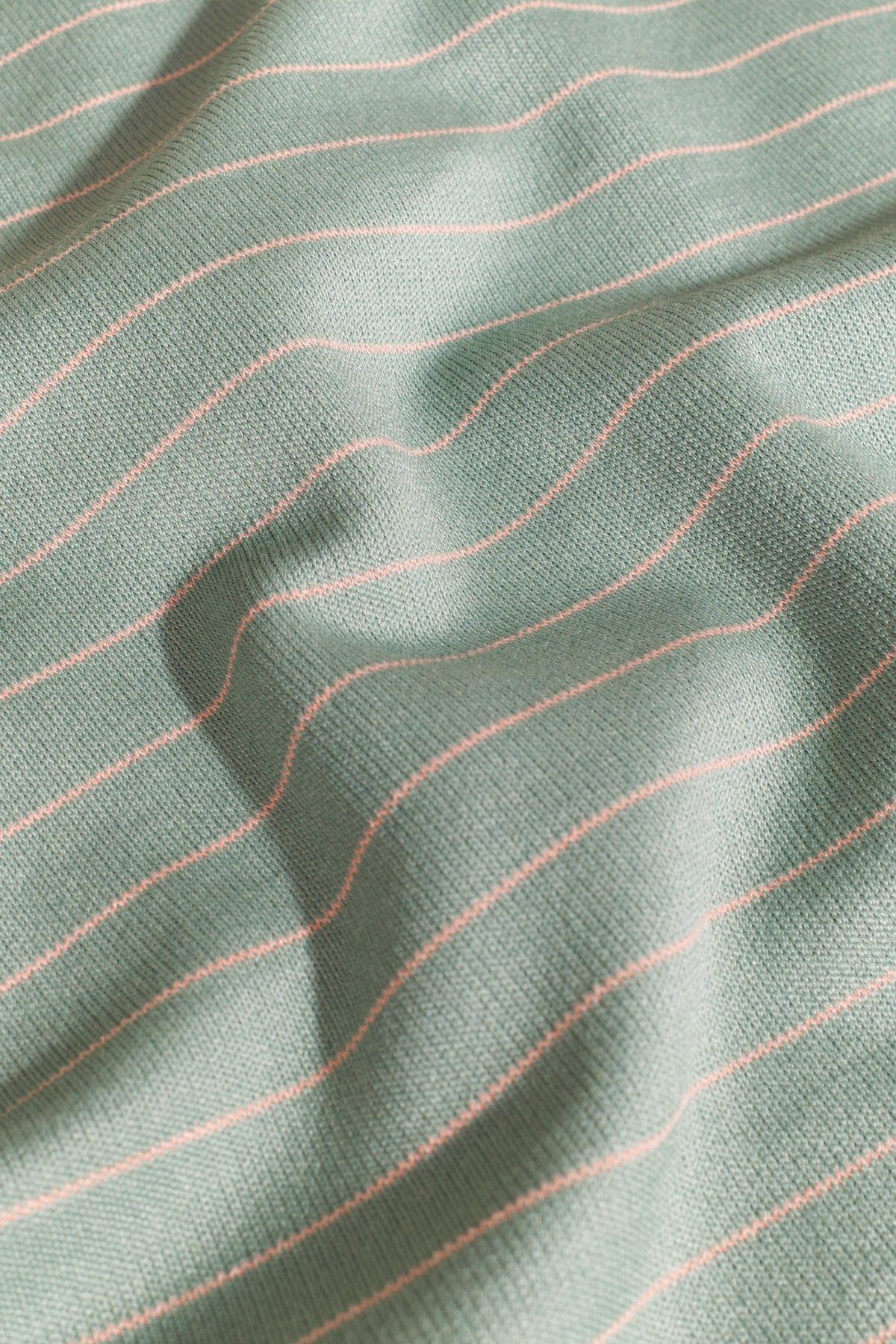 BOTHA STRIPE TEE - GREEN/PINK