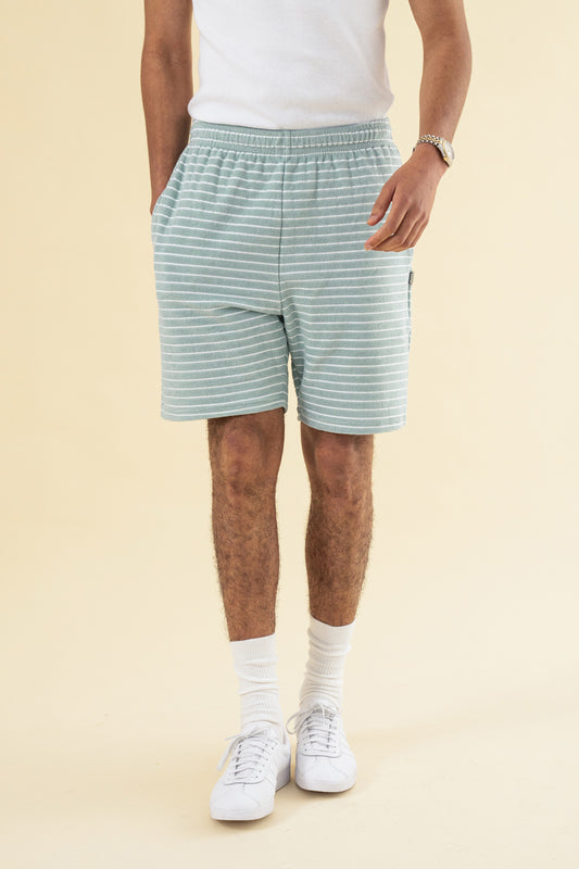 Terry Cotton Shorts Half Pant For Men - Ash