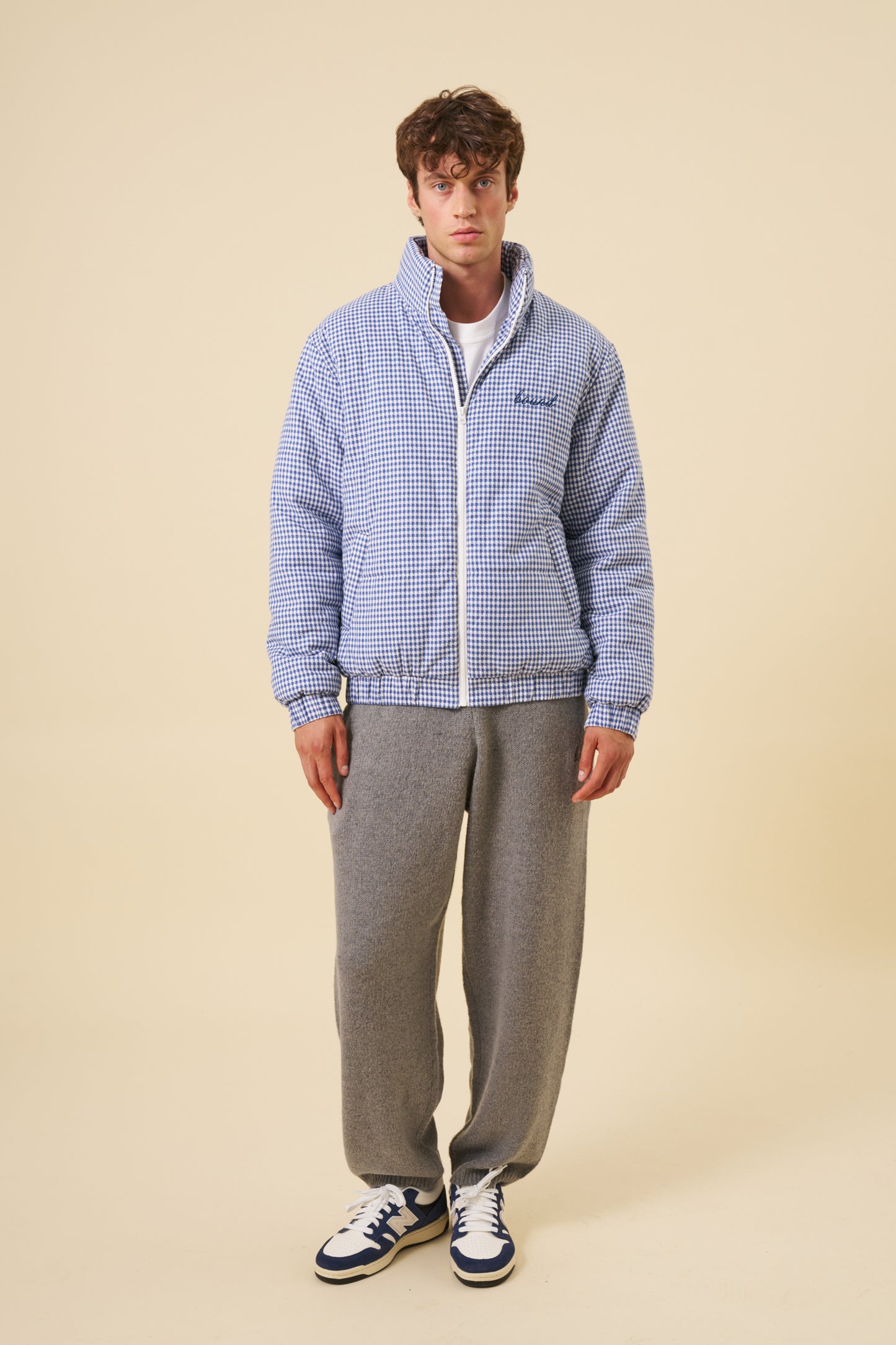 MOHAIR SWEATPANTS - GREY