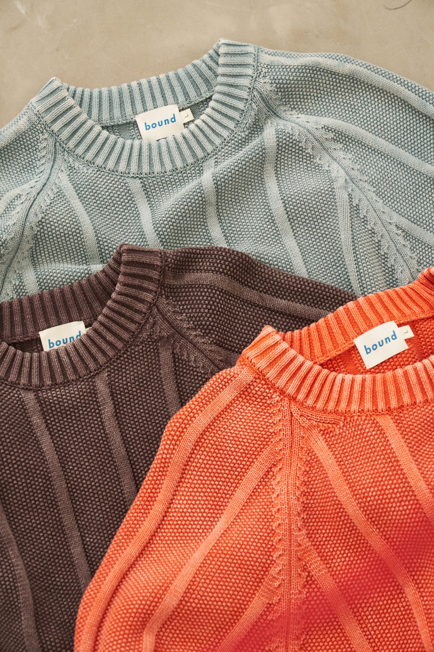 MELVIN WASHED SWEATER - BROWN