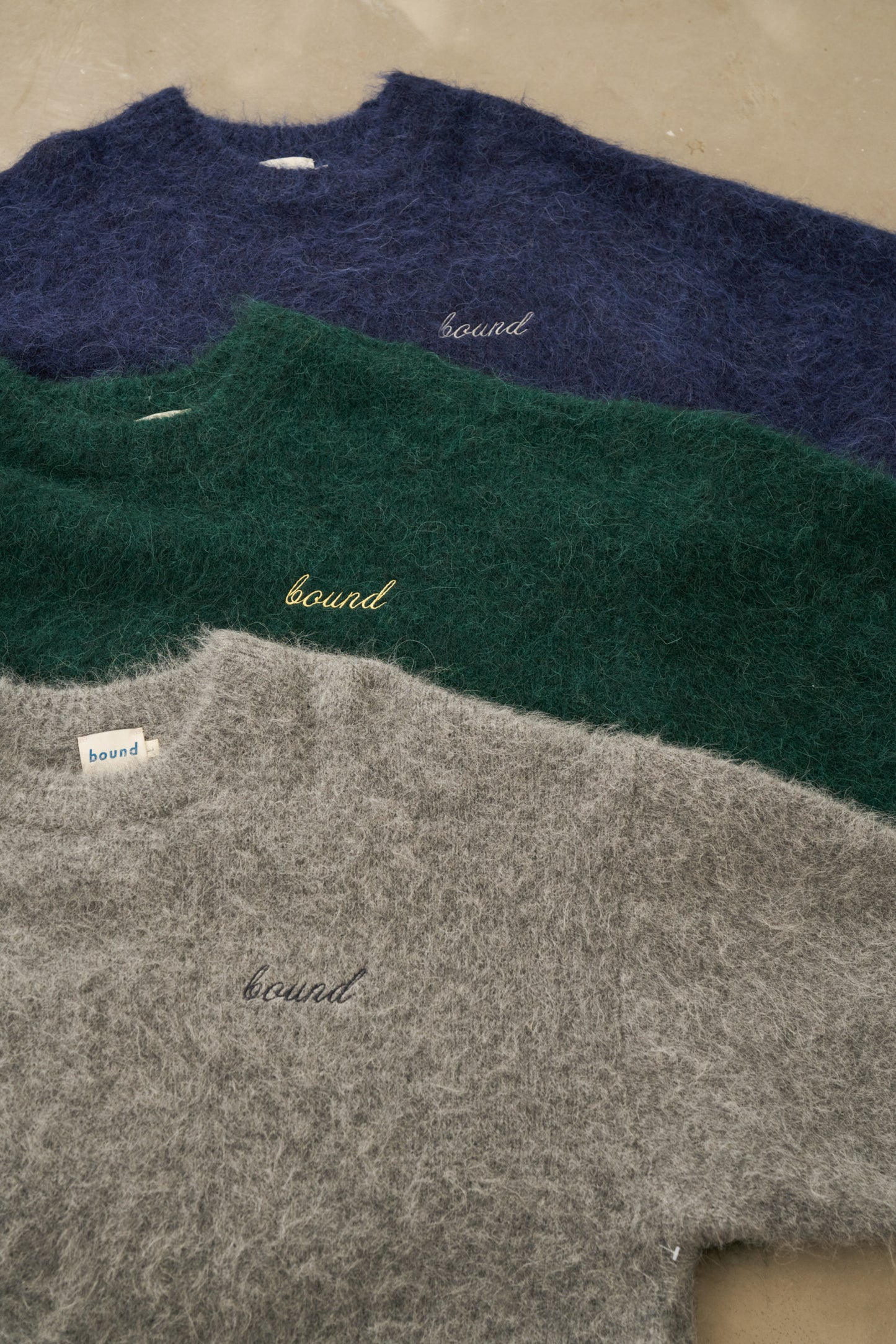 DEXTER CROPPED ALPACA KNIT - FOREST GREEN