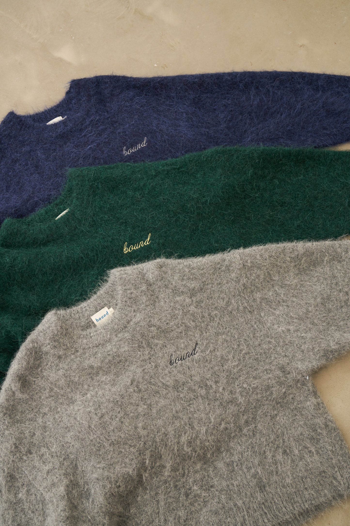 DEXTER CROPPED ALPACA KNIT - GREY