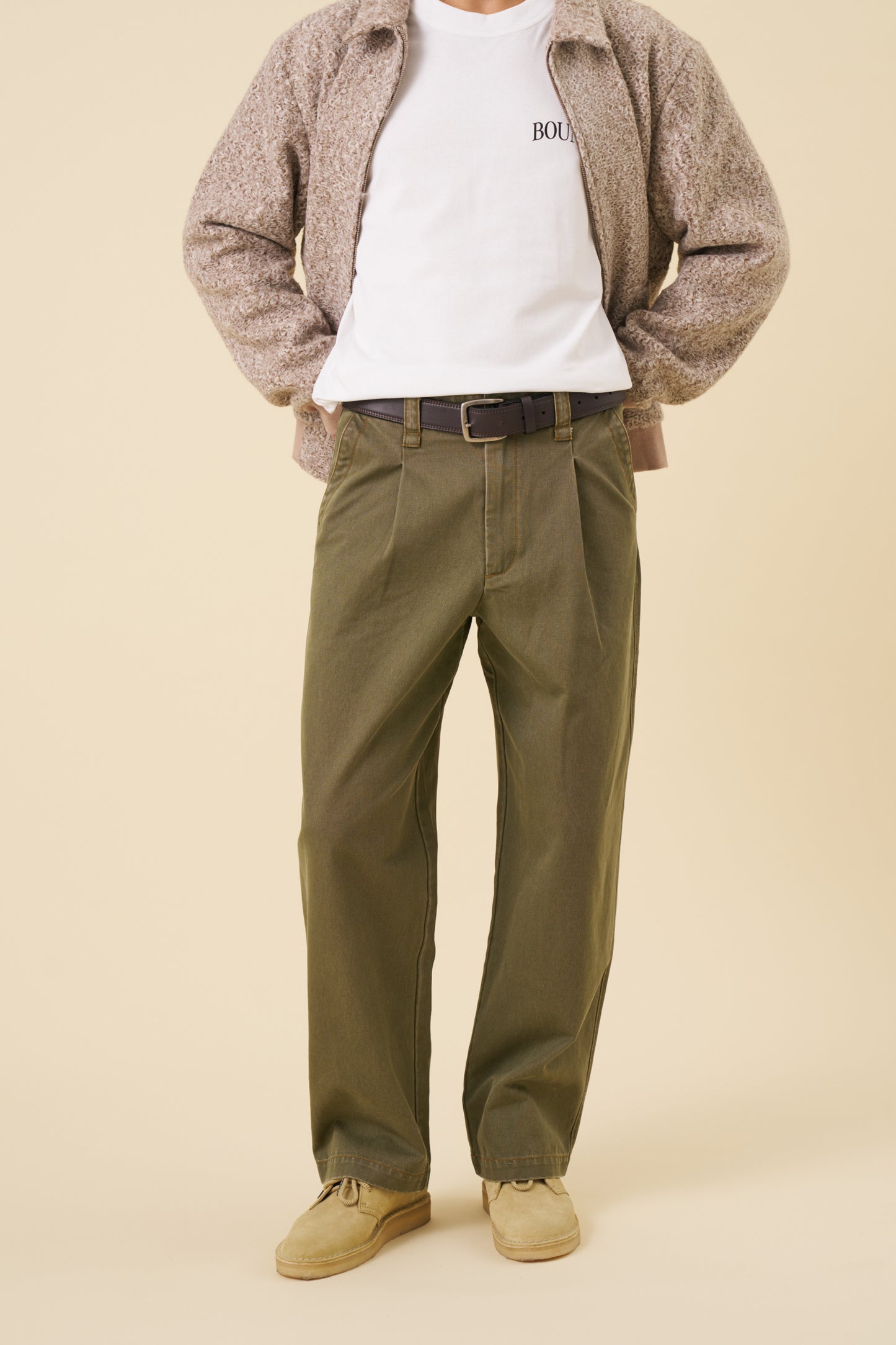 HEAVY CANVAS WORKWEAR TROUSER - ARMY