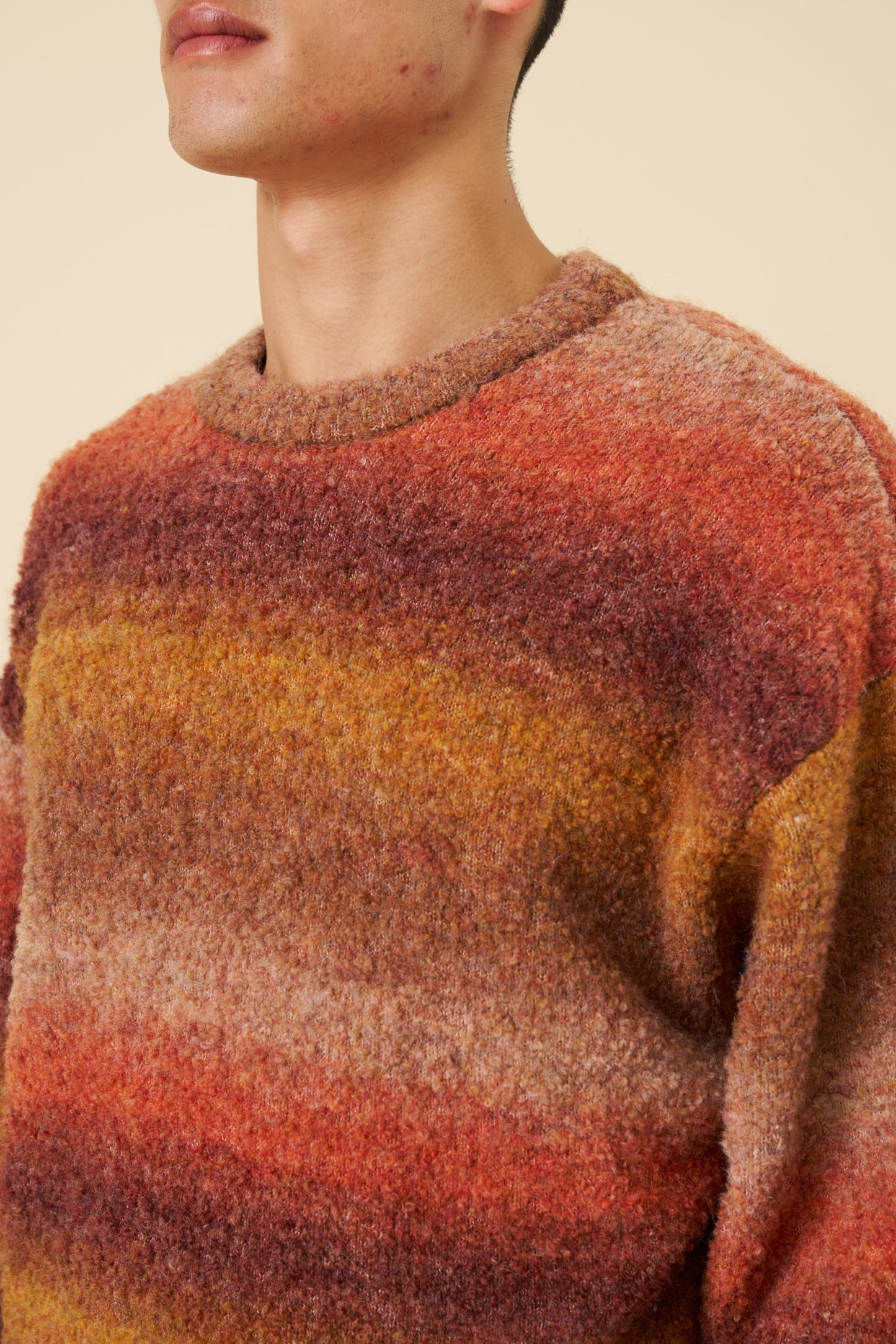 EMBERS GRADIENT BOUCLE KNIT