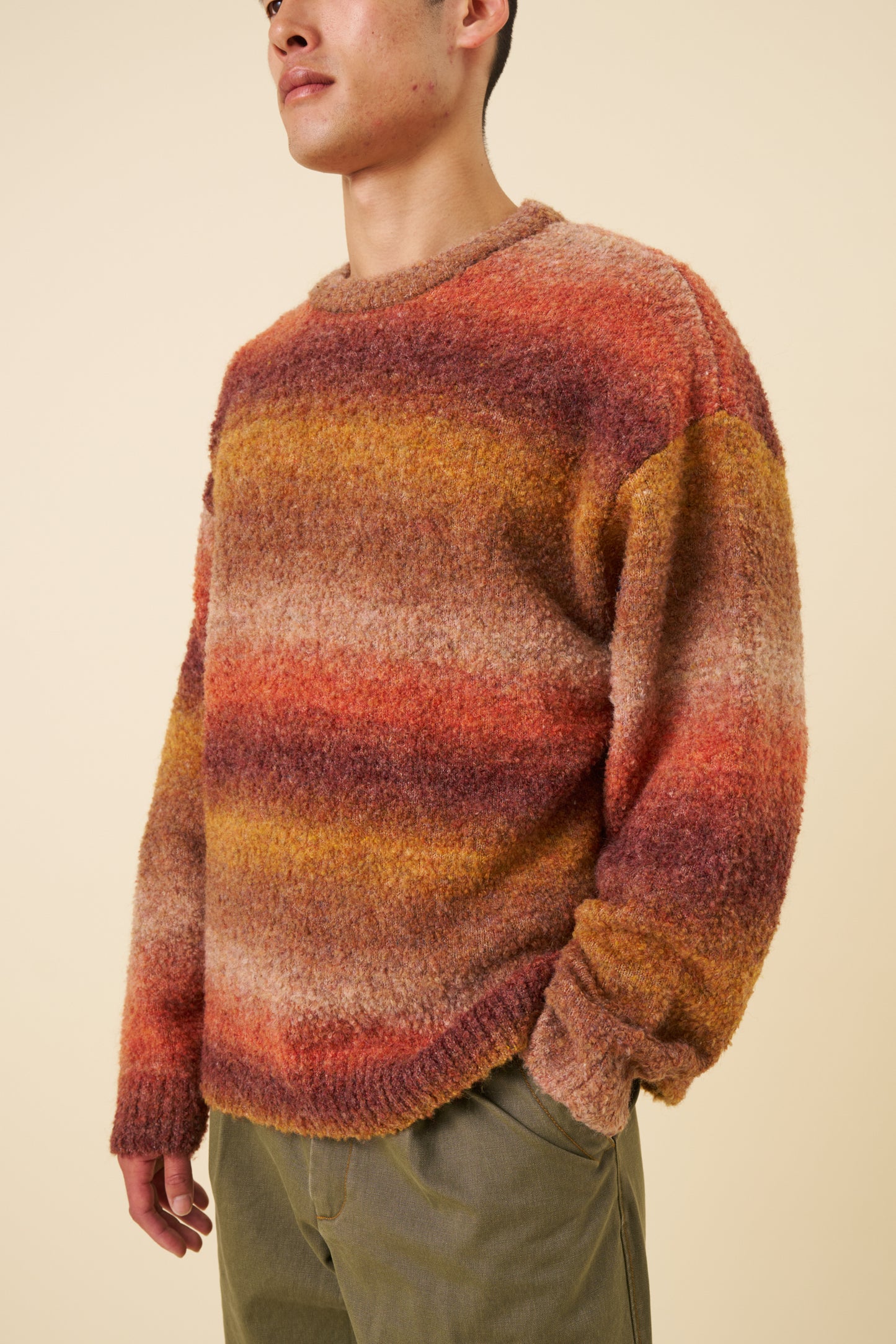 EMBERS GRADIENT BOUCLE KNIT