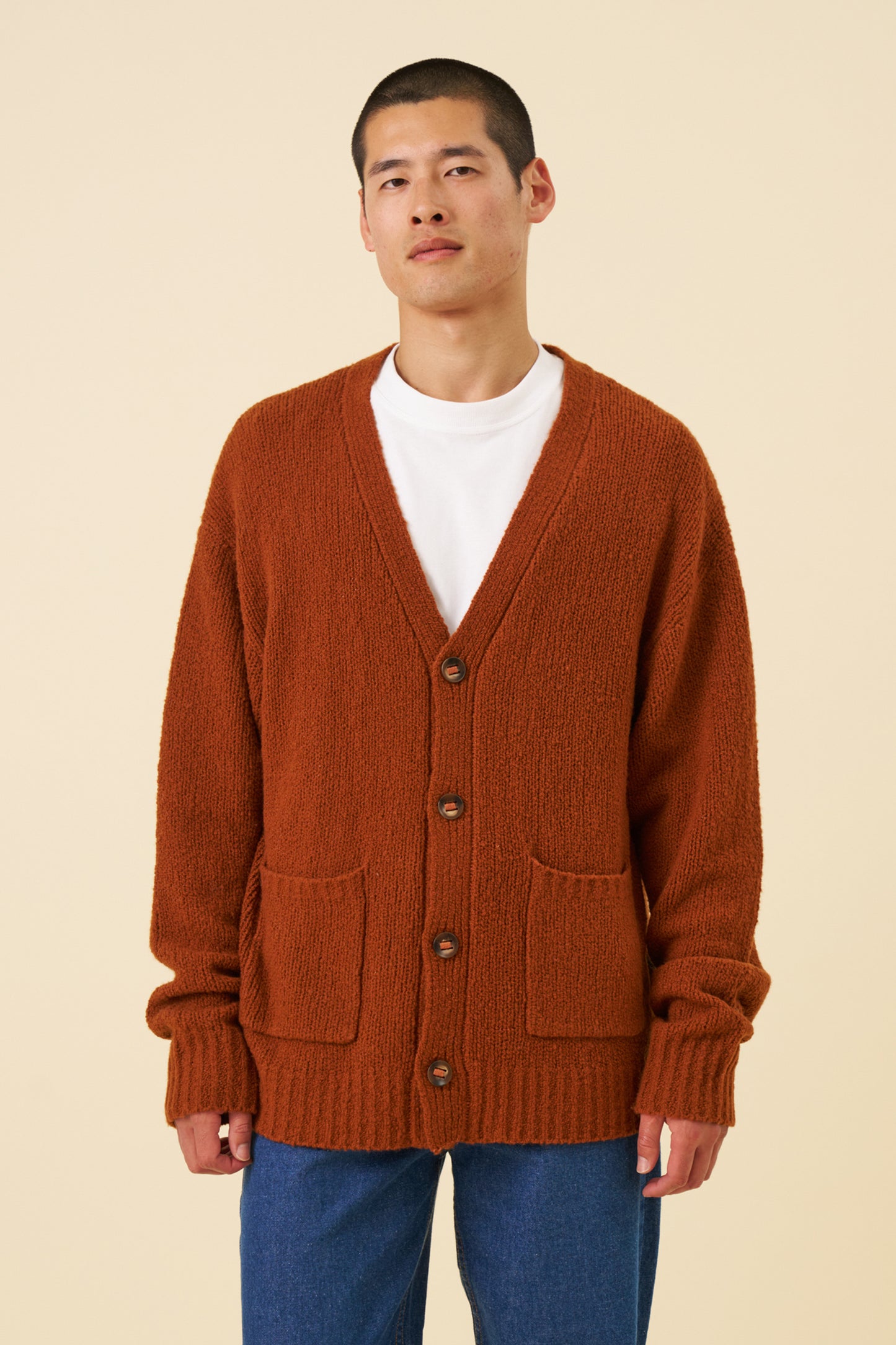 ROASTED ROOTS  WOOL CARDIGAN