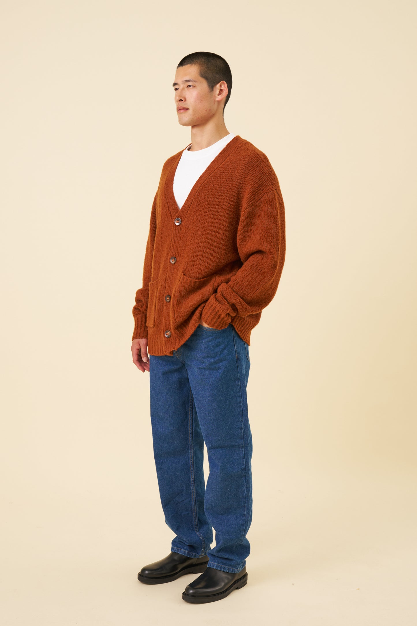 ROASTED ROOTS  WOOL CARDIGAN