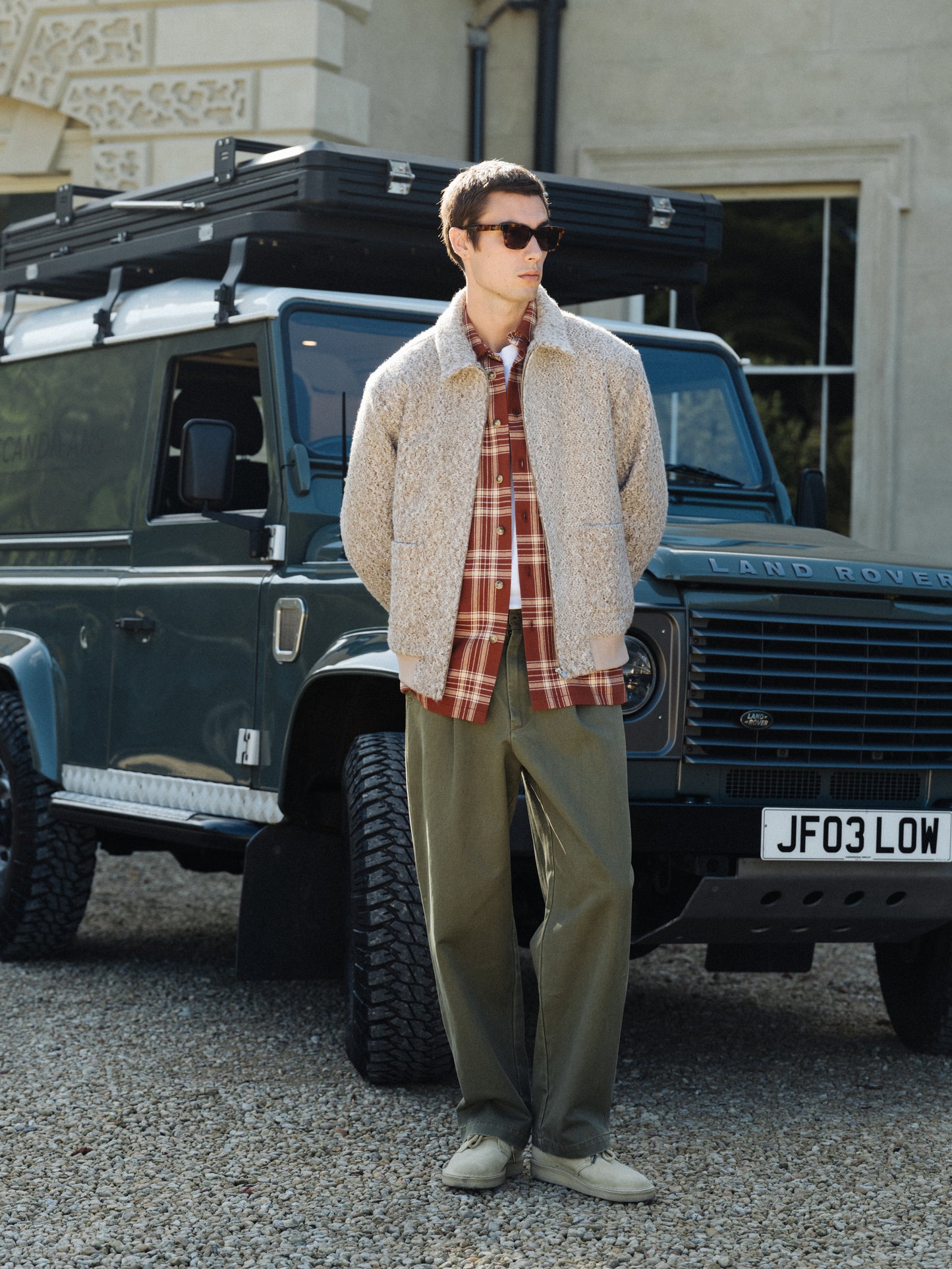 HEAVY CANVAS WORKWEAR TROUSER - ARMY