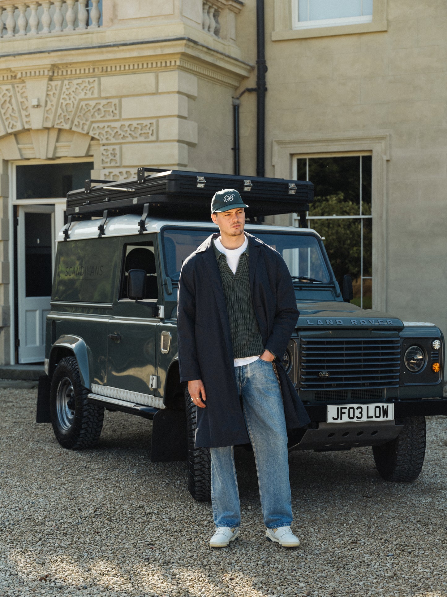 OPEN COLLAR ACID WASH KNIT - GREEN