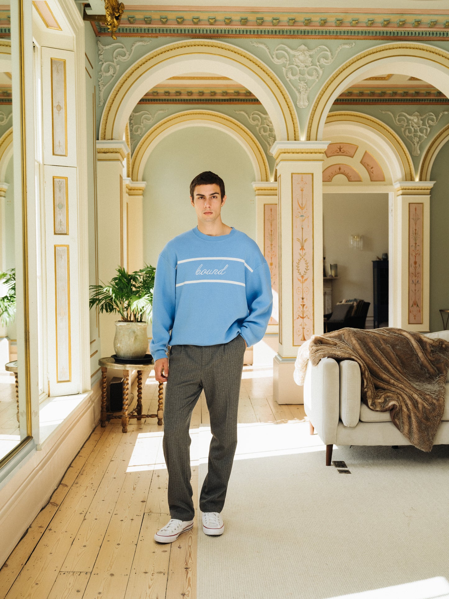 ESTATE KNIT - SKY BLUE