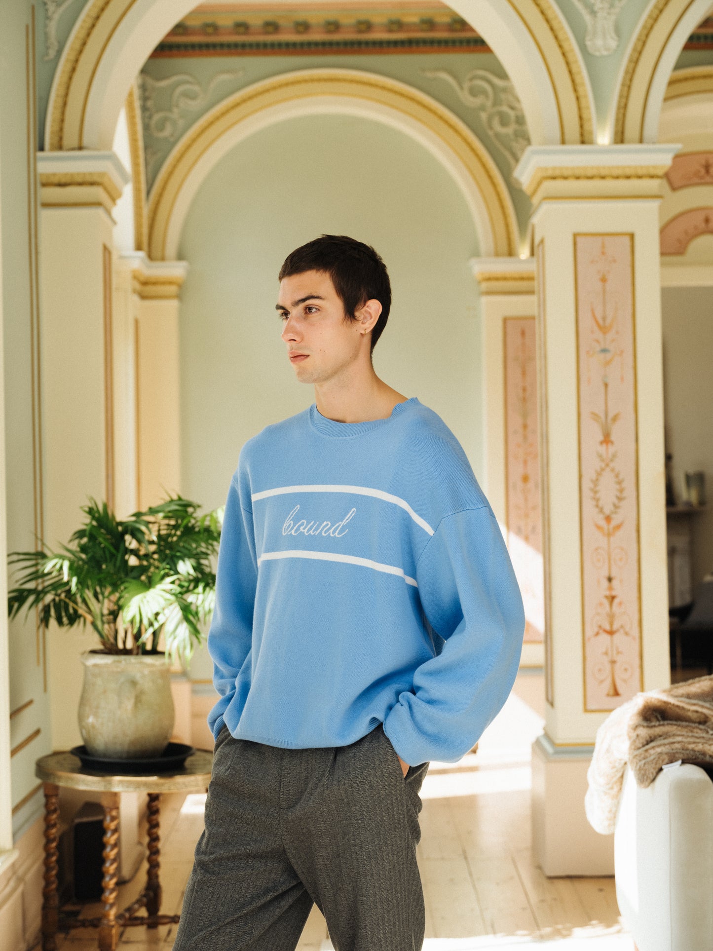 ESTATE KNIT - SKY BLUE