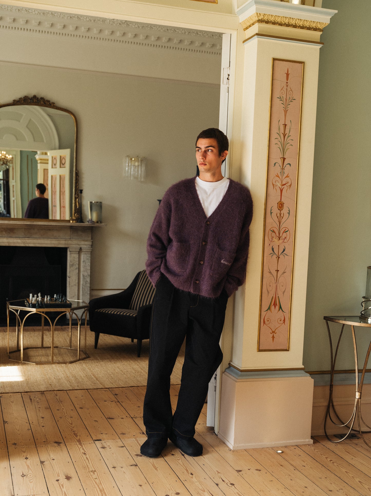 HEAVY CANVAS WORKWEAR TROUSER - BLACK