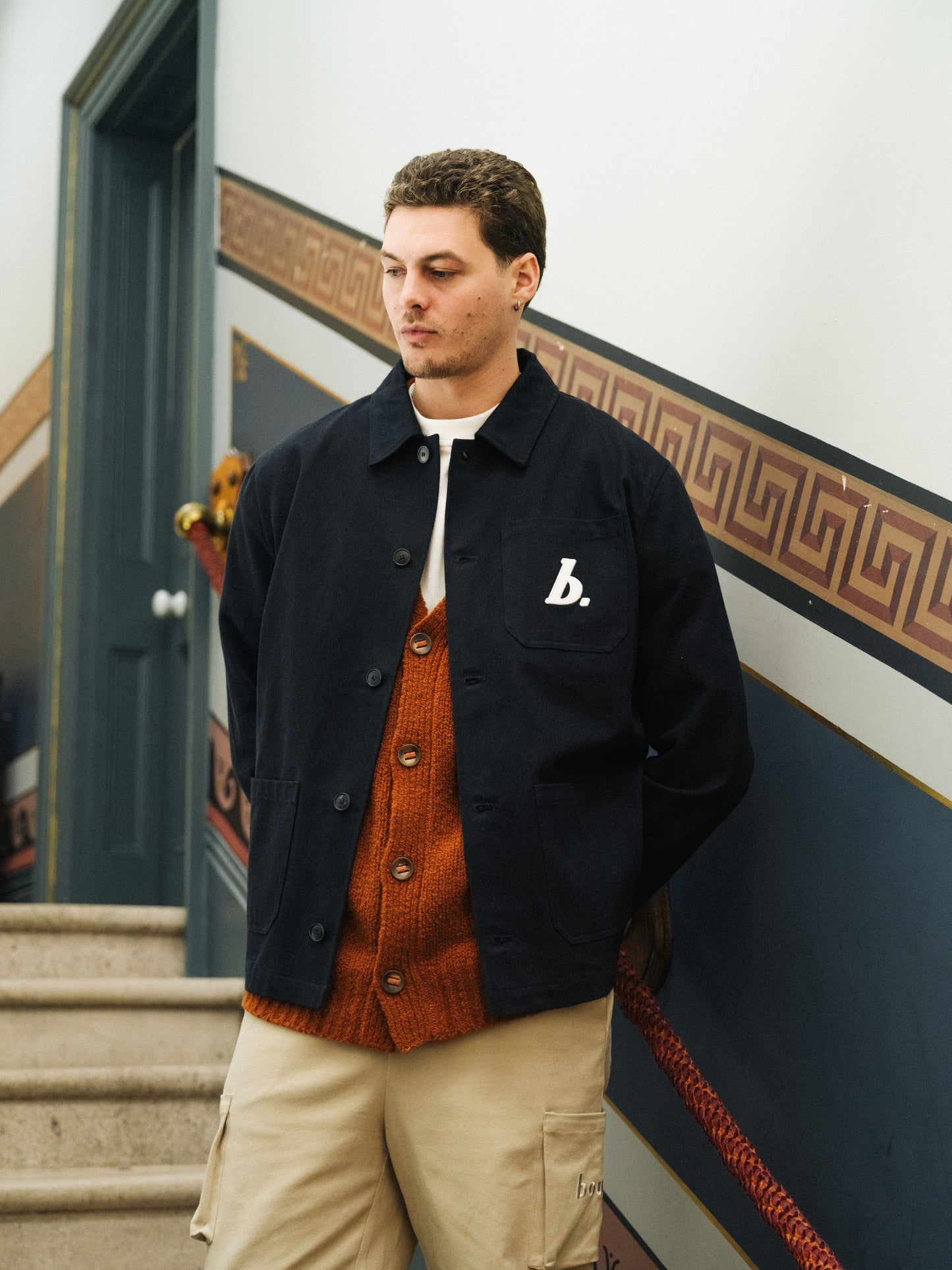 NAVY CHORE JACKET