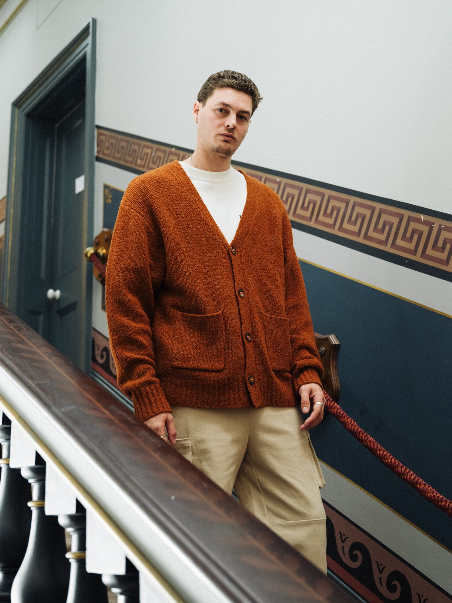 ROASTED ROOTS  WOOL CARDIGAN