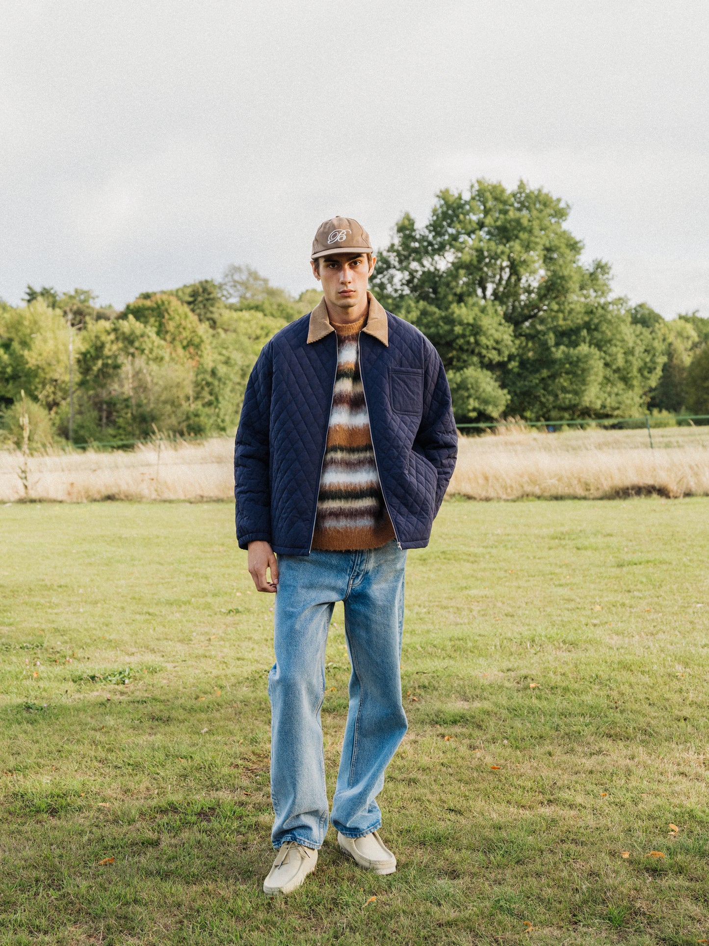 ALPACA BRUSHED STRIPE VEST