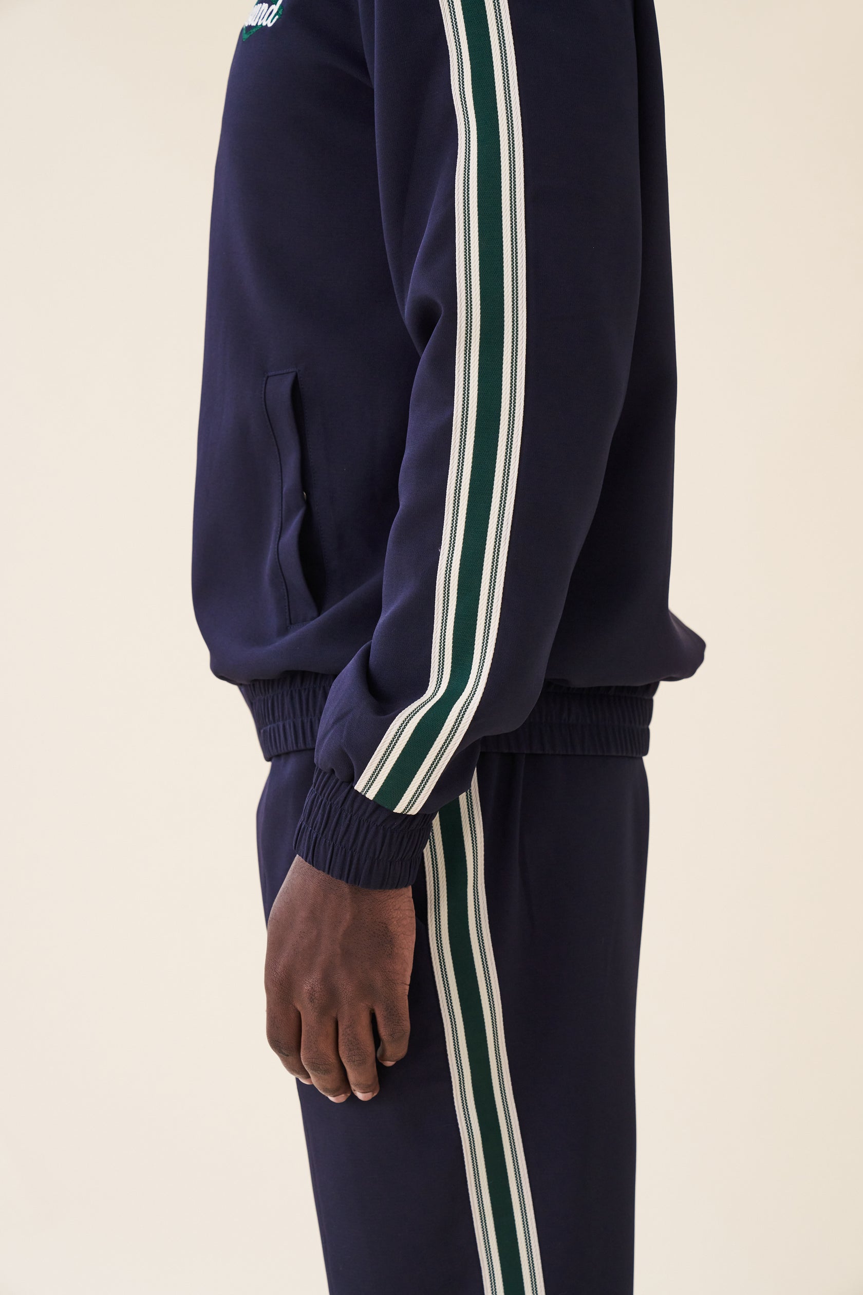 Paulie navy stripe cotton sweat top main image 0