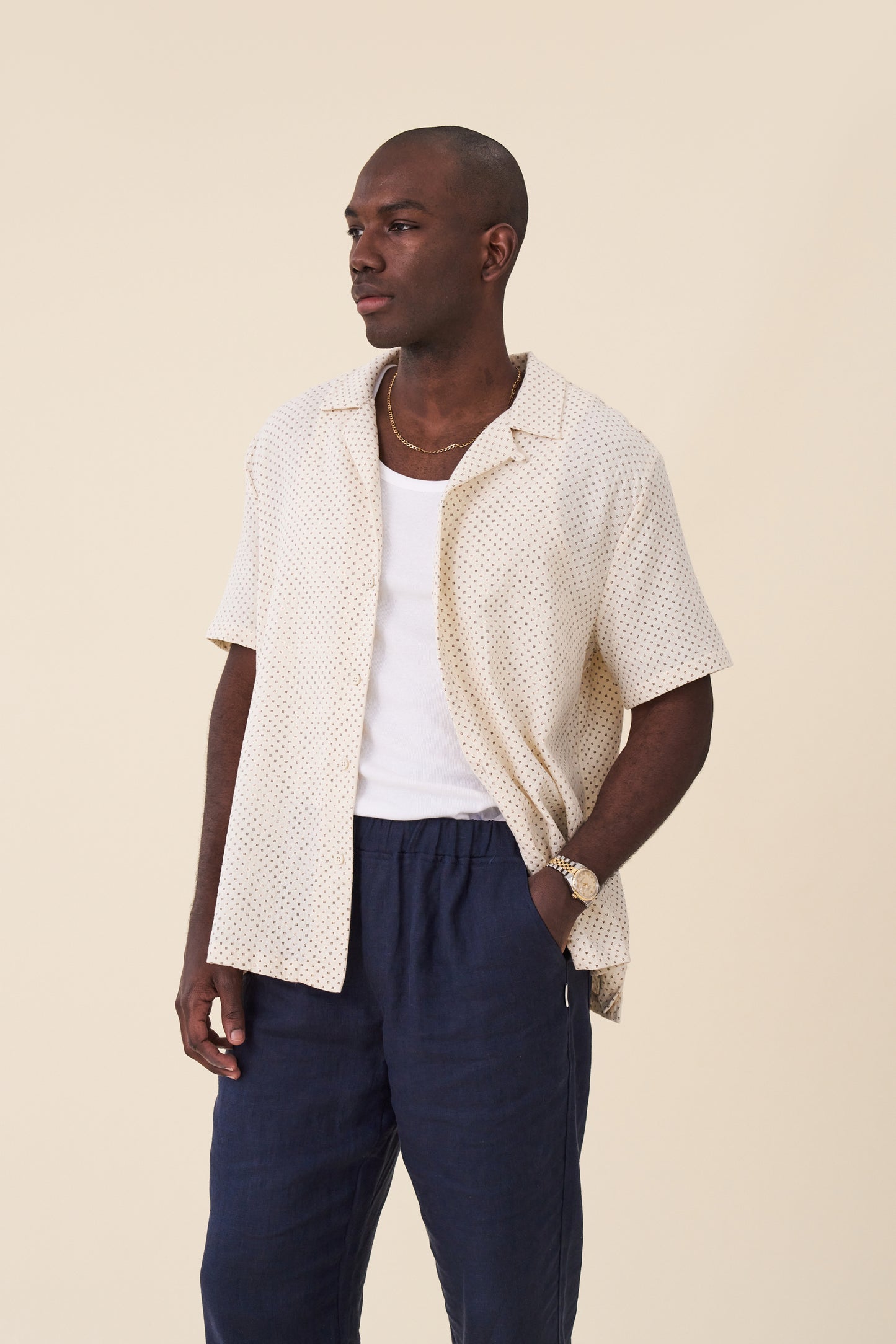 VILA COTTON CUBAN SS SHIRT