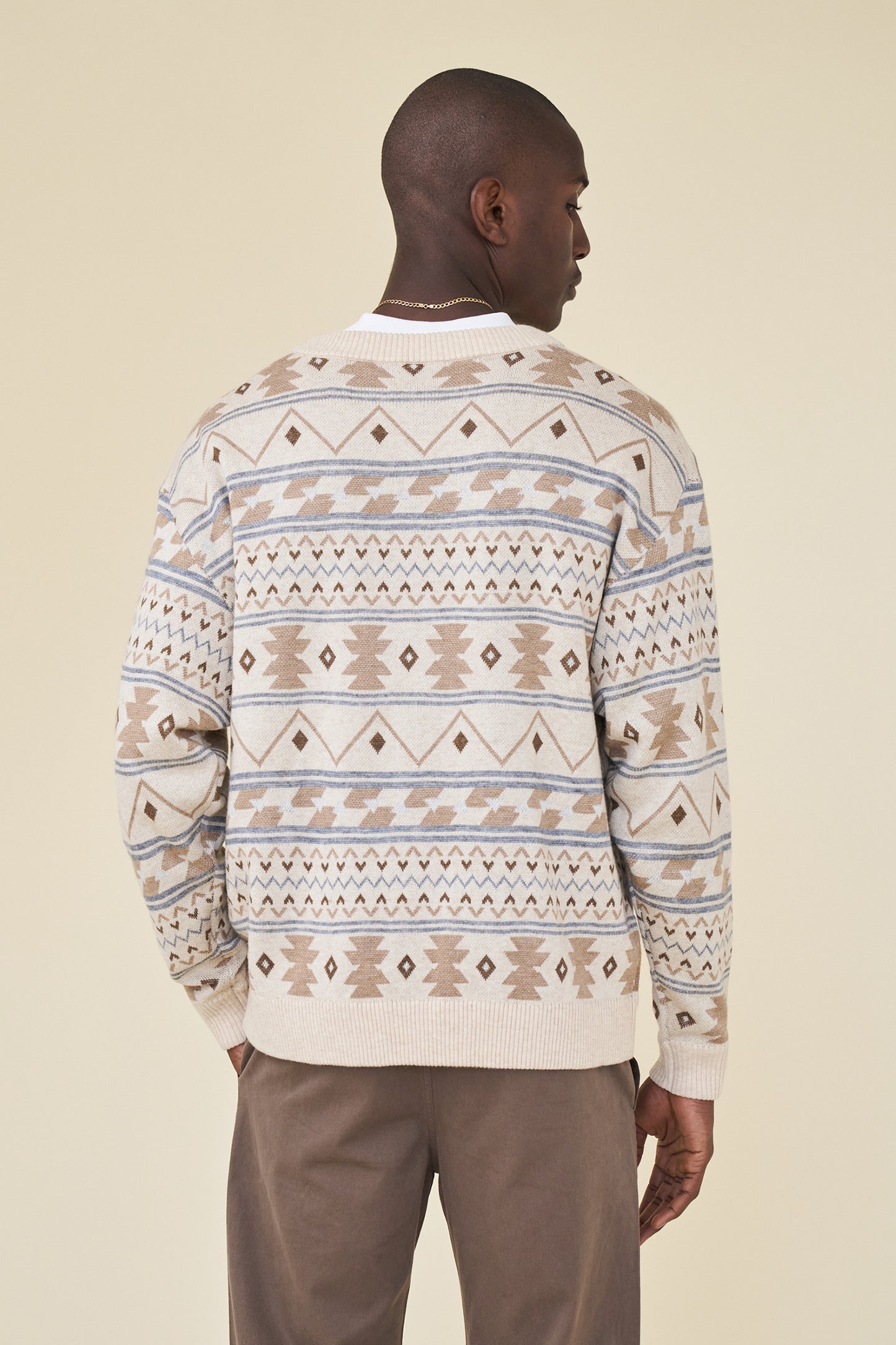 AZTEC GRANDAD CARDIGAN