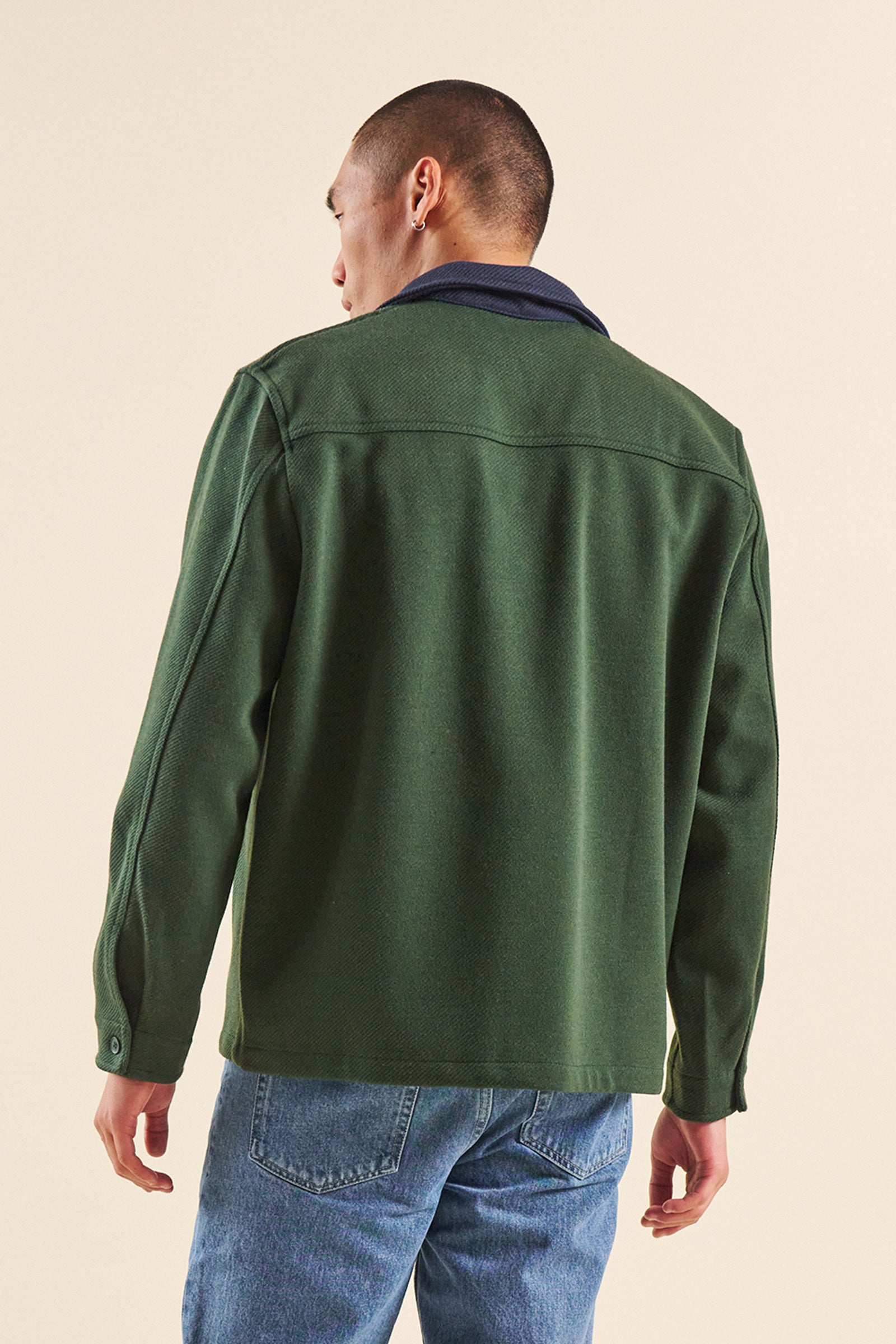 ITSUKU GREEN WORK HEAVY OVERSHIRT