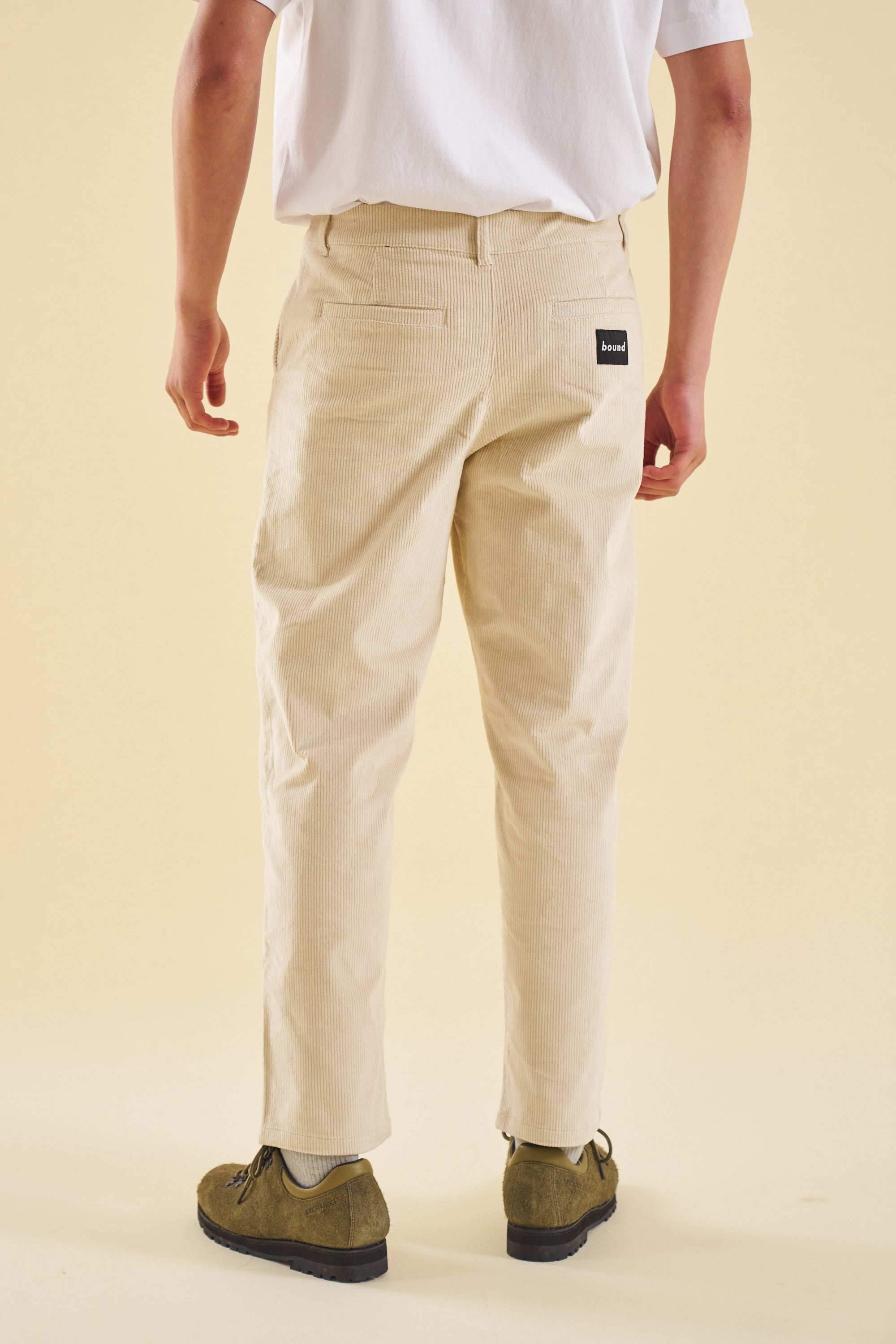 Fixed Waist Relaxed Cord Pants | boohooMAN USA