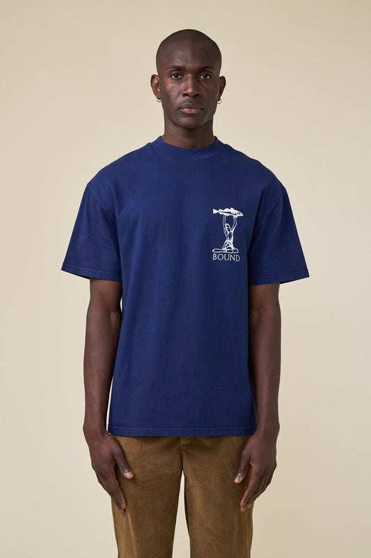 MARISSA ANGLING TEE - NAVY