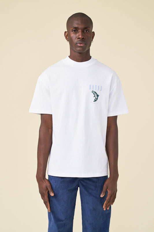 MARINA ANGLING TEE - WHITE