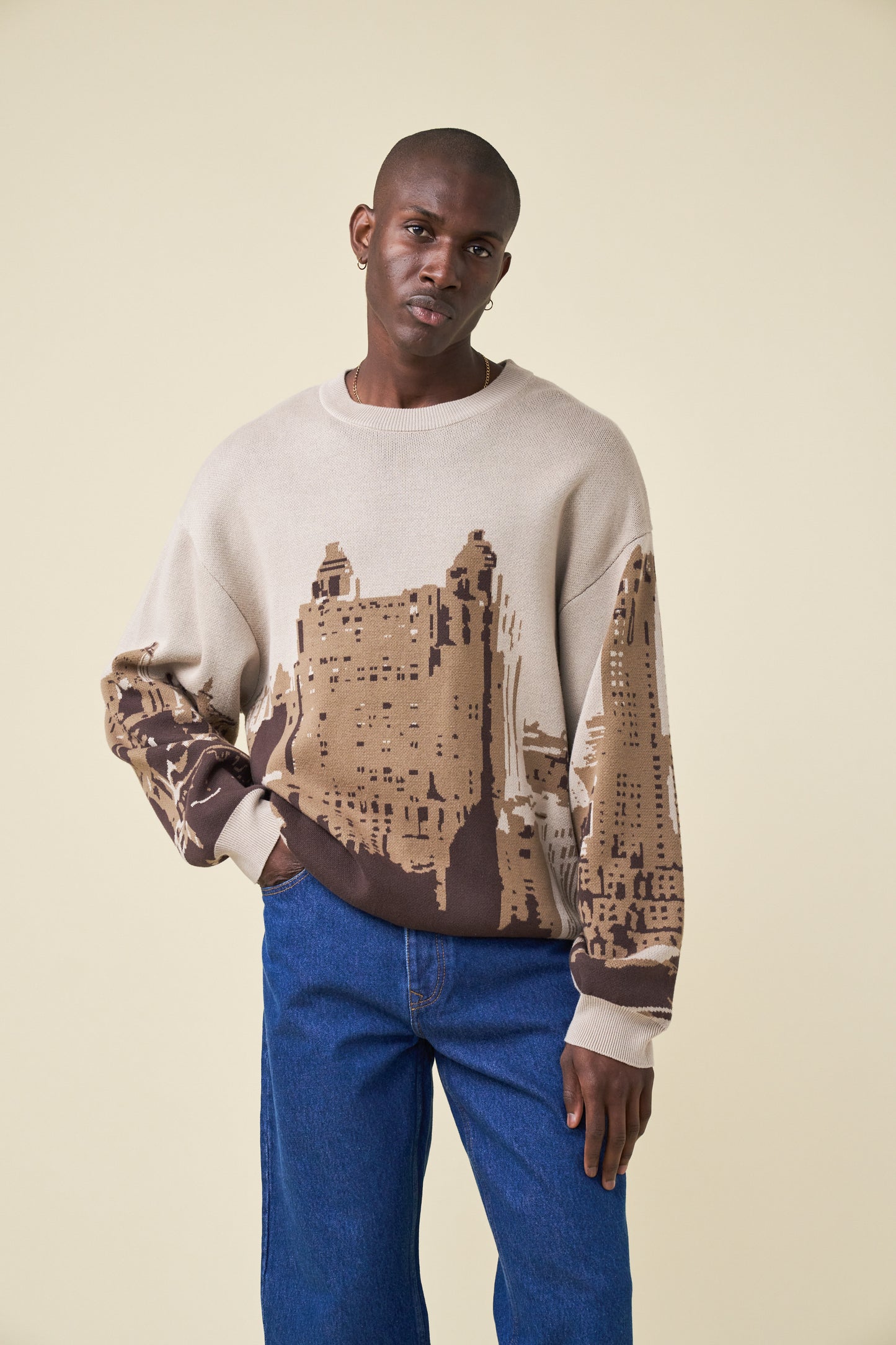 NYC SKYRISE KNIT SWEATER