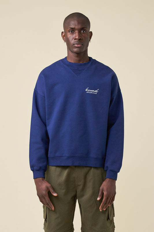 ANGLING CLUB SWEATER - NAVY