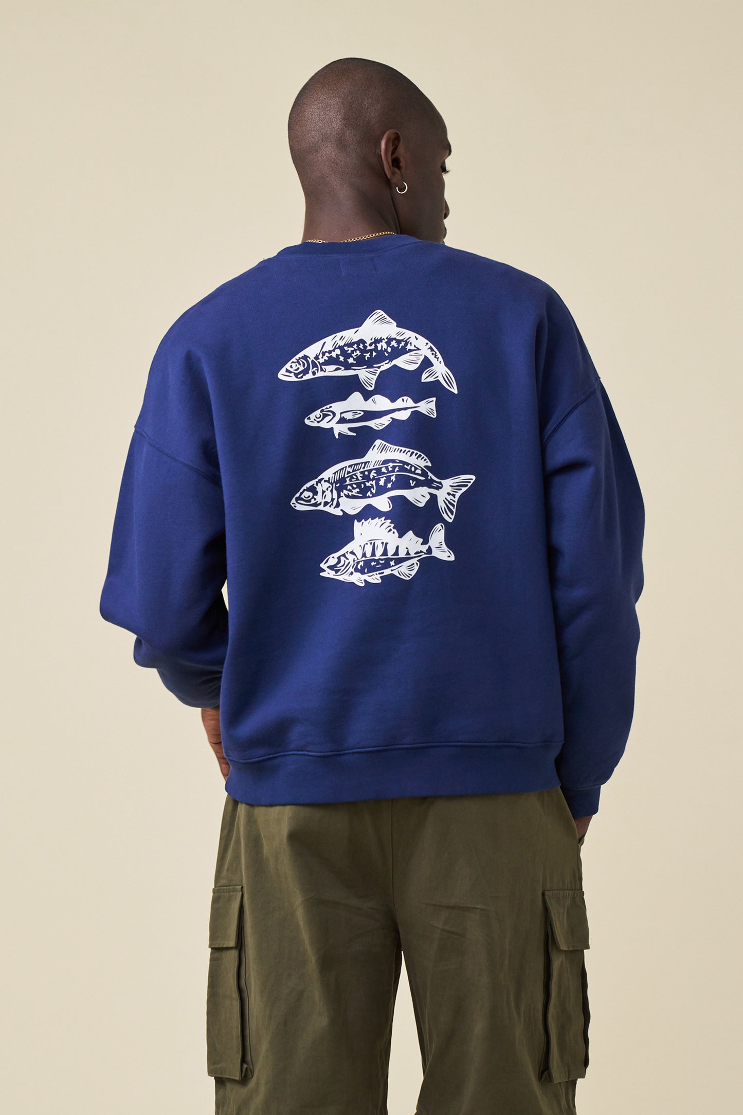 ANGLING CLUB SWEATER - NAVY