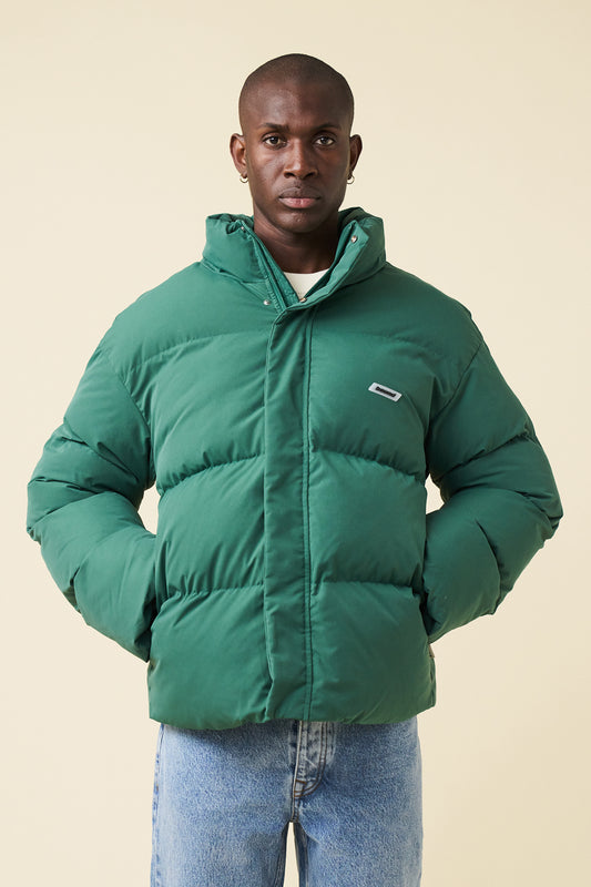 ARCTIC PADDED PUFFER COAT - HUNTER GREEN