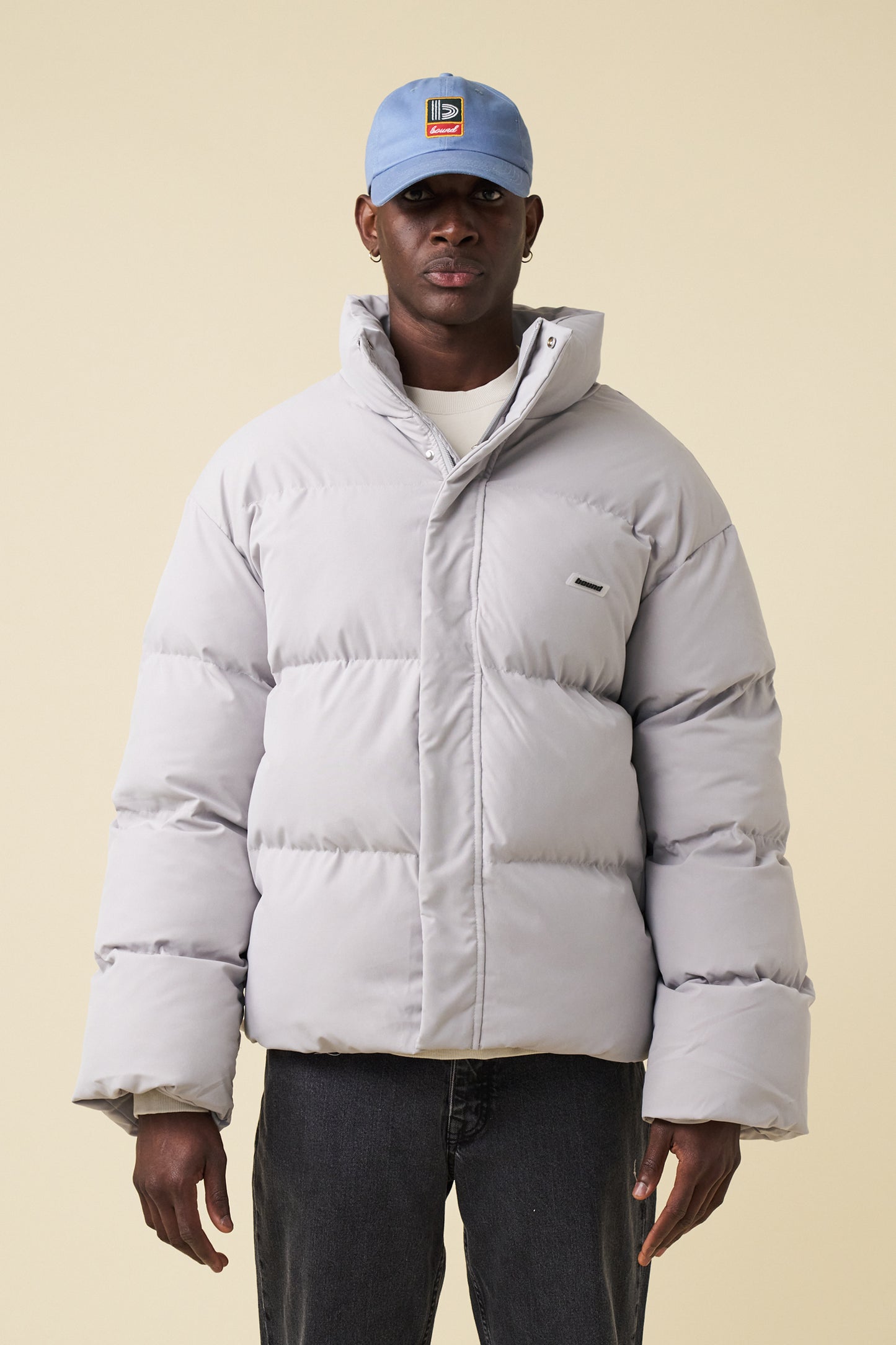 ARCTIC PADDED PUFFER COAT - DOVE GREY