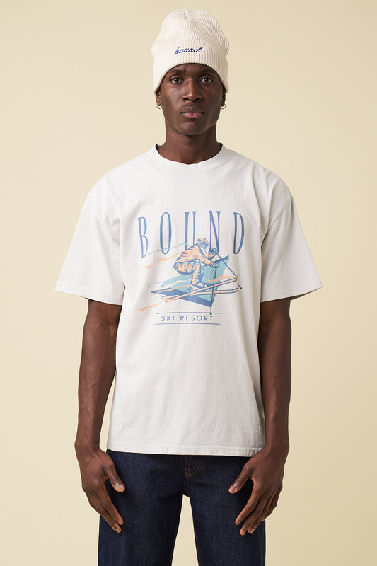 ALPINE RETRO WASHED TEE - STONE