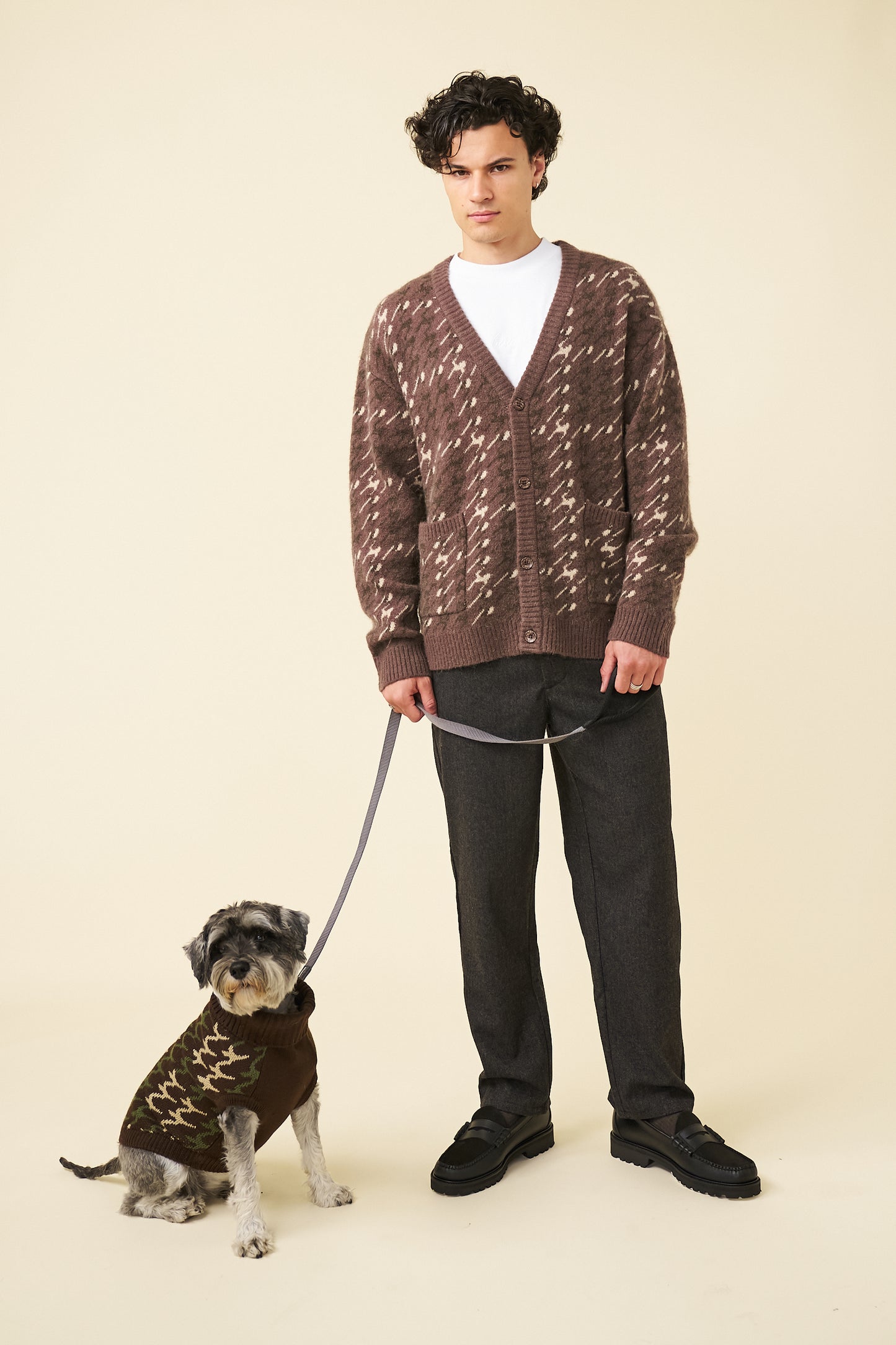 RONNIE DOG KNIT - BROWN