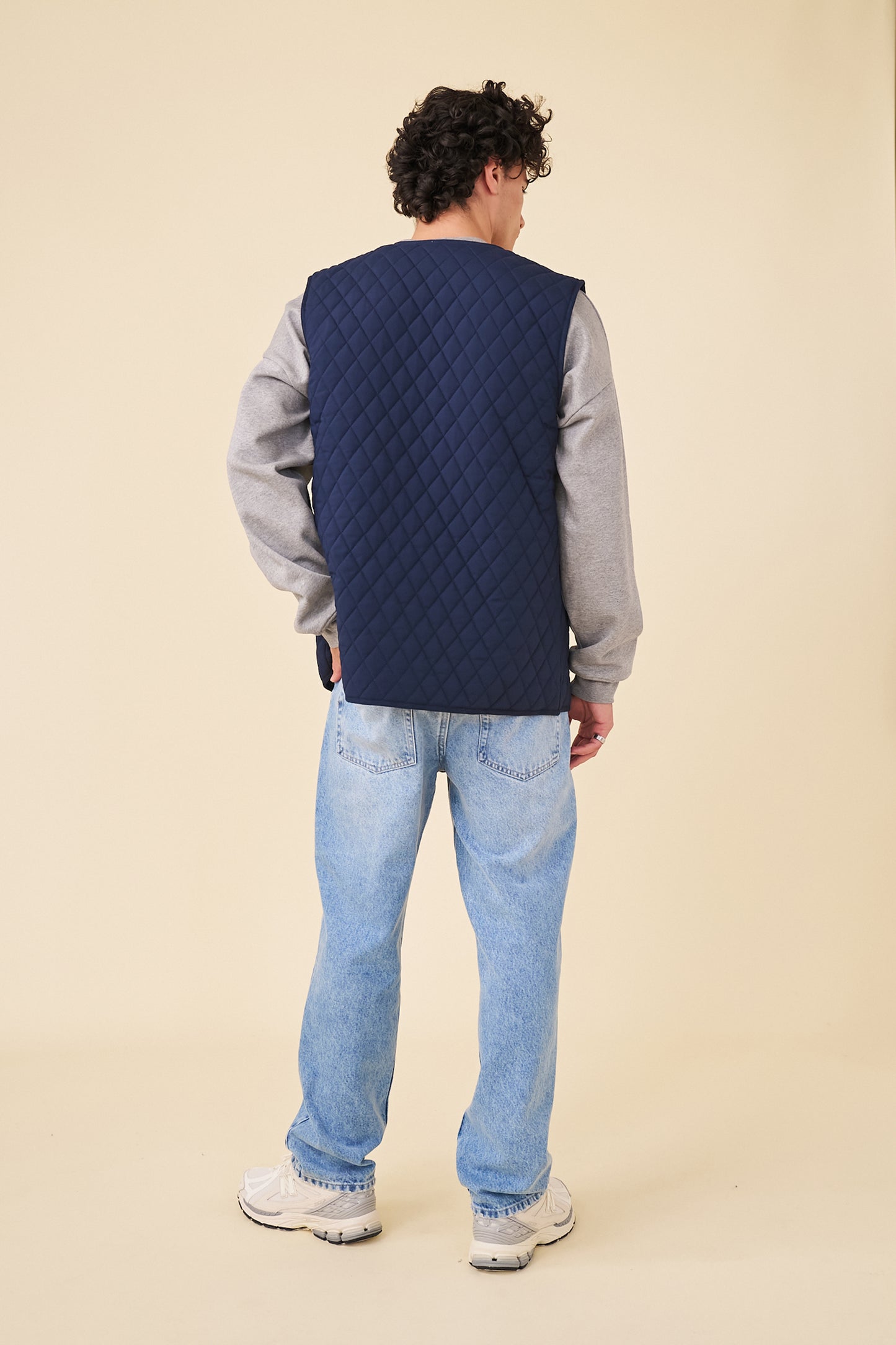 CHELSEA QUILTED VEST - NAVY