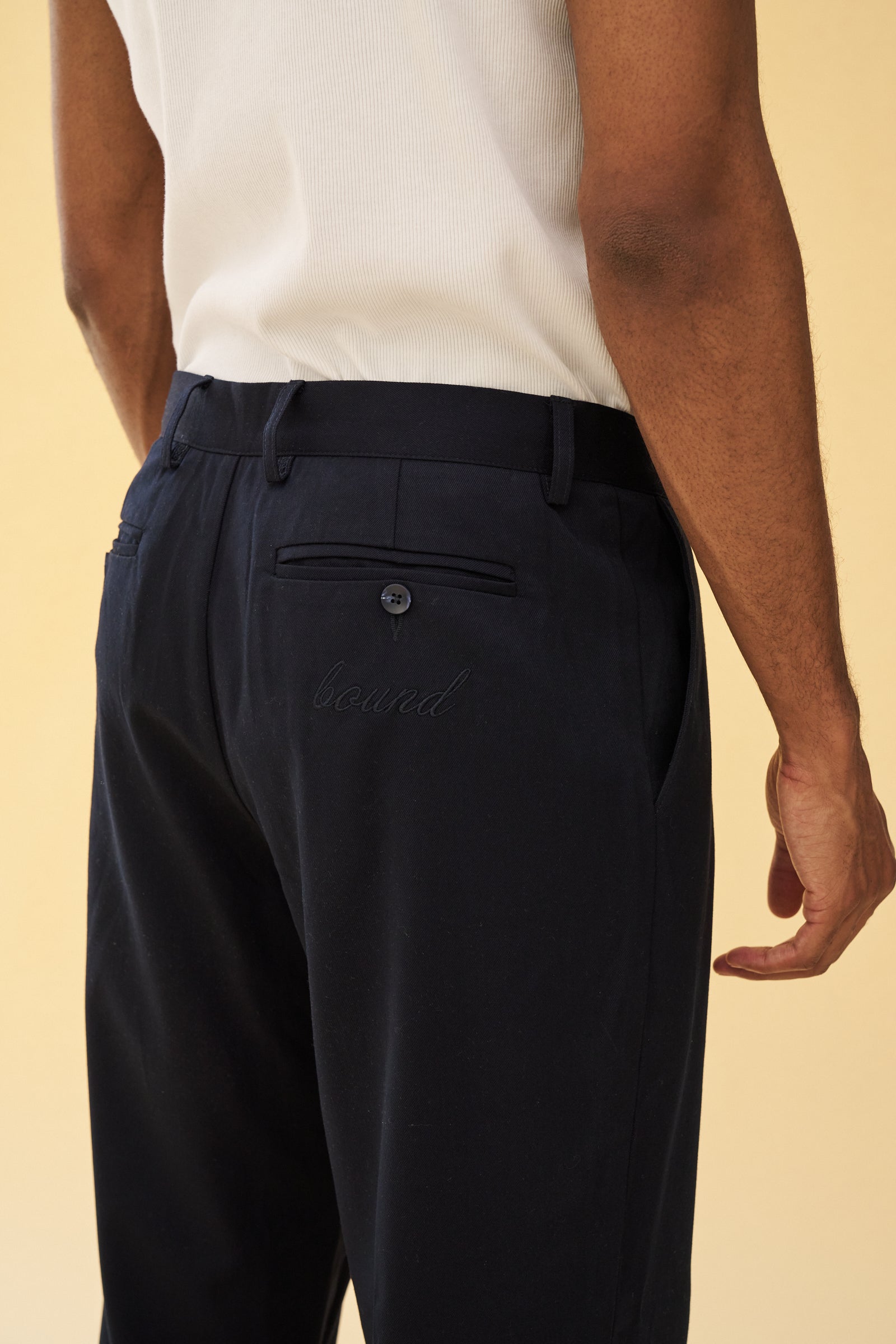 Dk Navy Smart Casual Stretch Trouser – The Collection