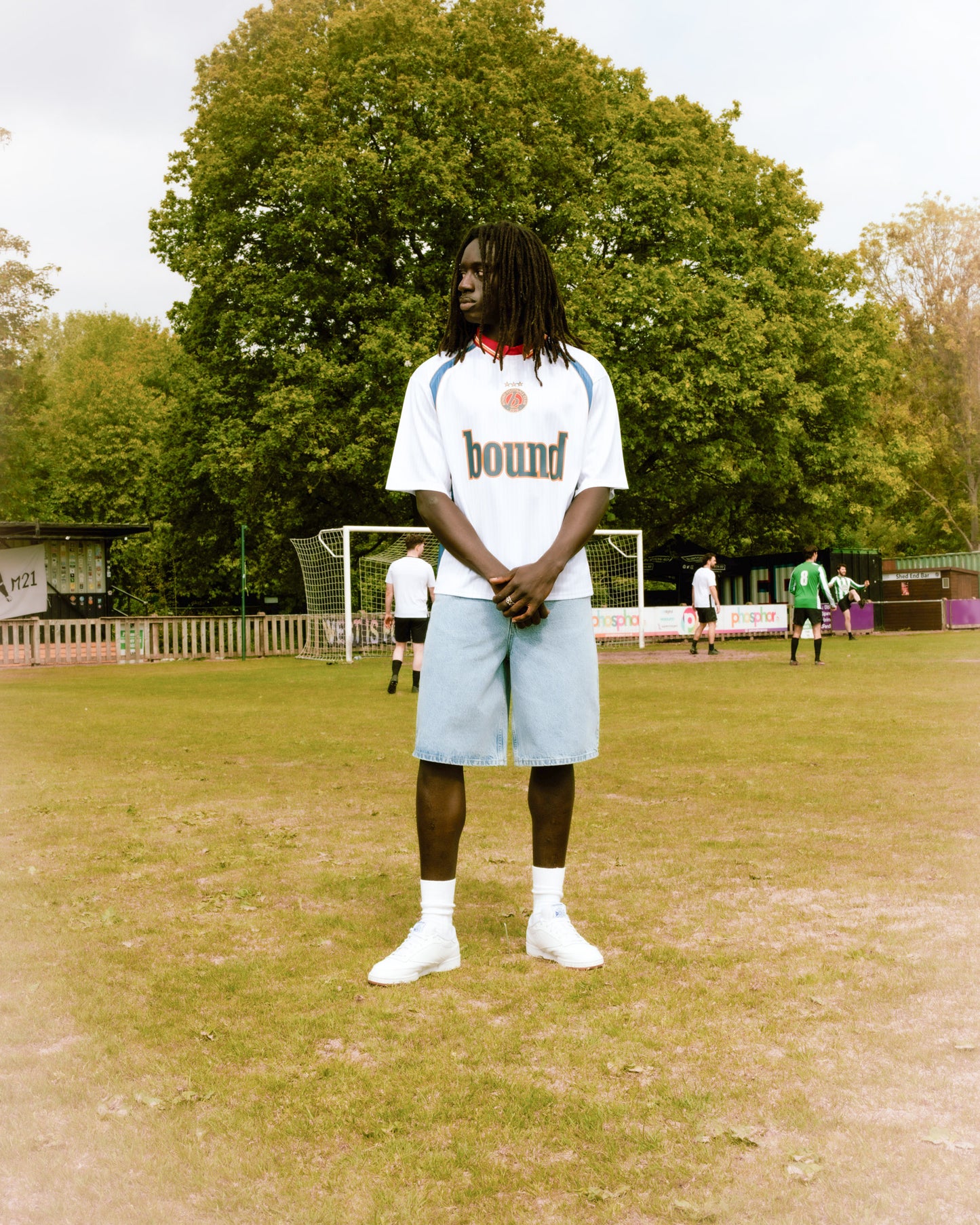 SIGNATURE DENIM JORTS - LIGHT BLUE